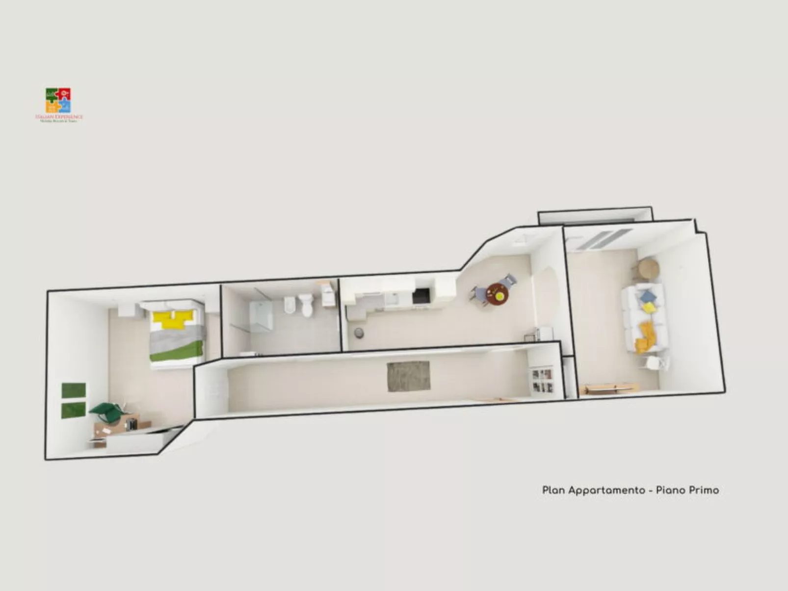 Vintage Apartment In Florence - Binnen