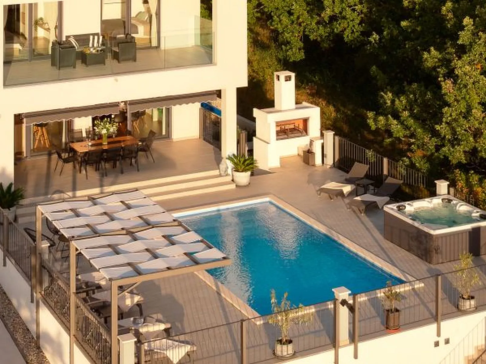 Beautiful Villa Katharina with pool - Binnen