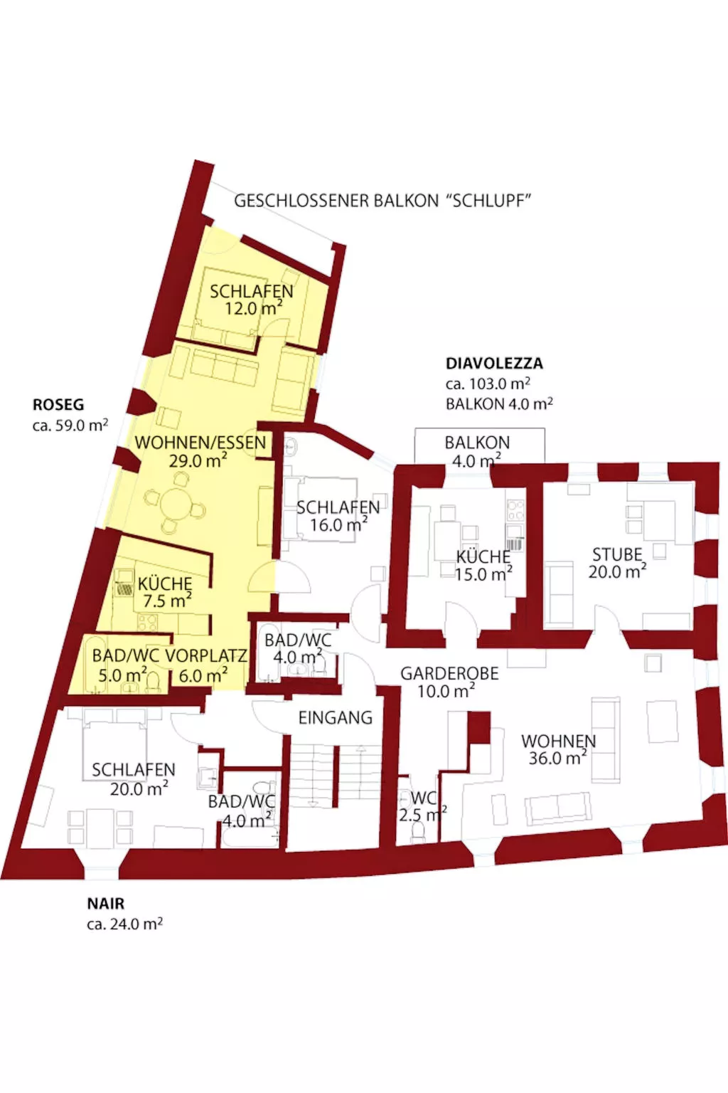 Chesa Michel Roseg - Binnen