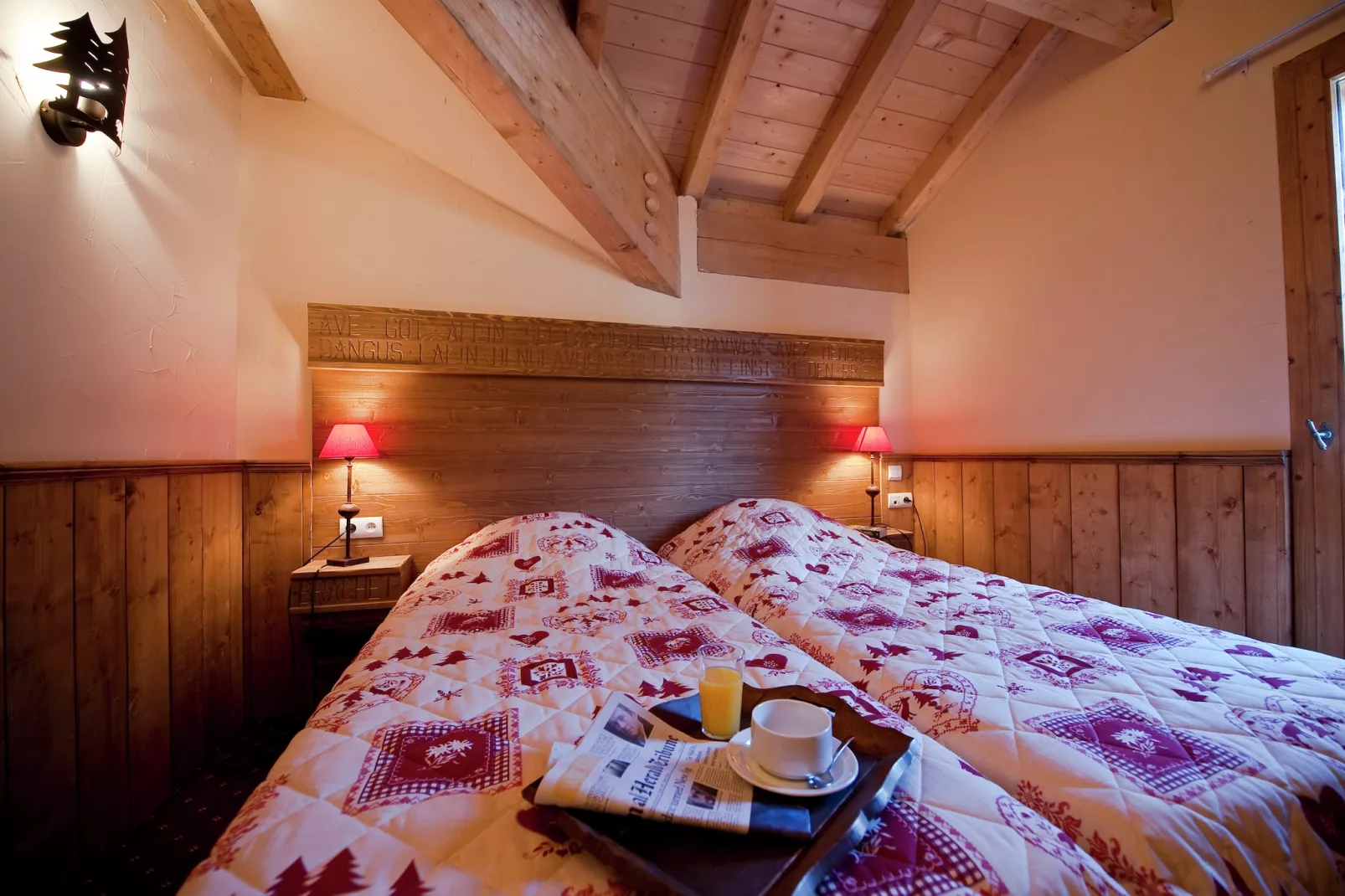 Chalet Le Refuge 1 - Slaapkamer