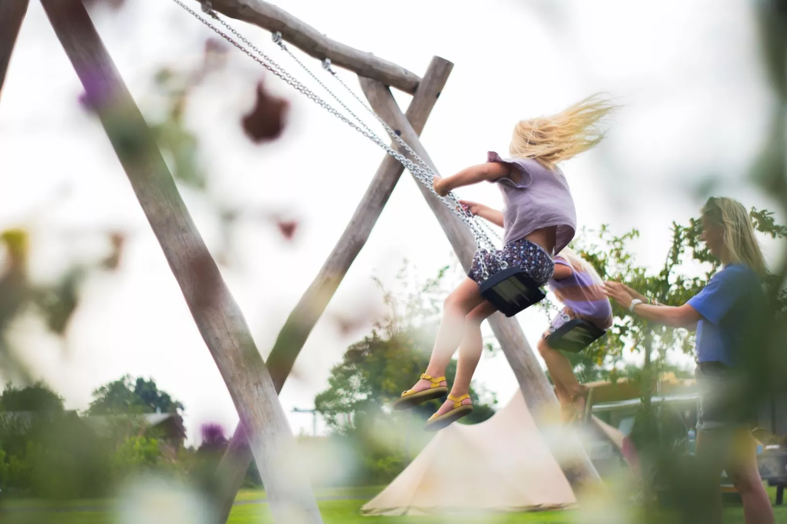 Luxe glamping met badkamer 1-Gebieden zomer 1km