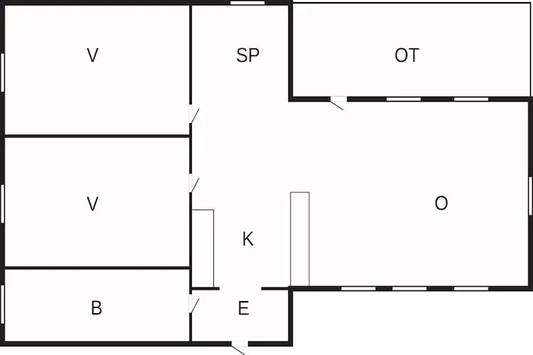 5 Personen vakantie huis in Rødby - Plattegrond