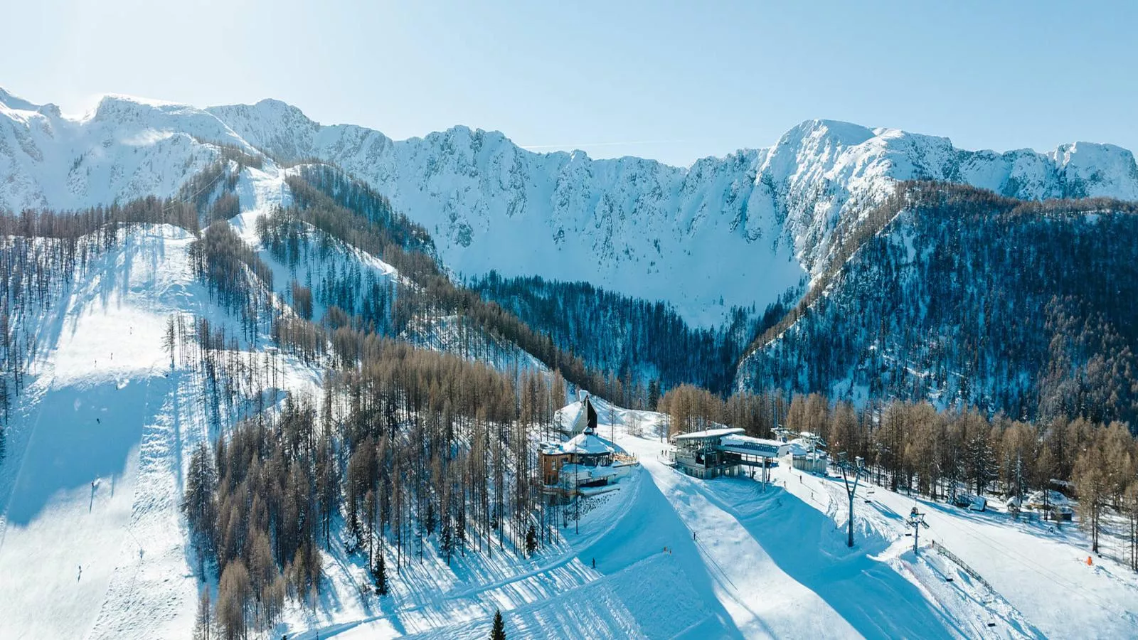 Feistritz Berg und See - Gebied winter 20km