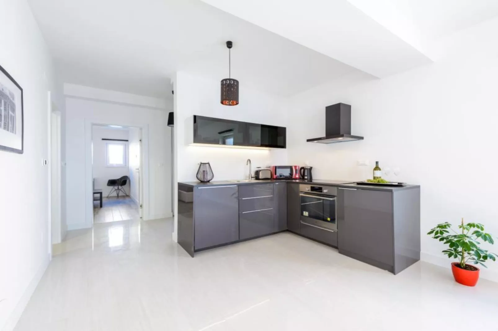 Apartments Villa Capitano - Two Bedroom Apartment with Balcony and Sea View (CRNI) - Keuken