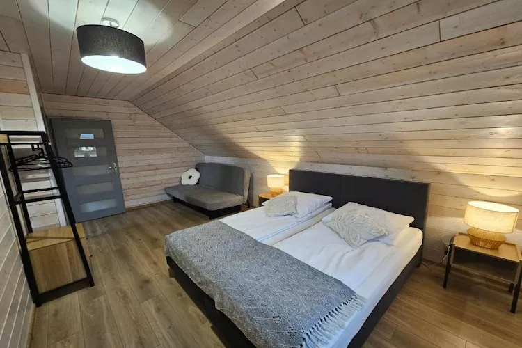 Dom wakacyjny bliźniak Wdzydze 1 - Slaapkamer