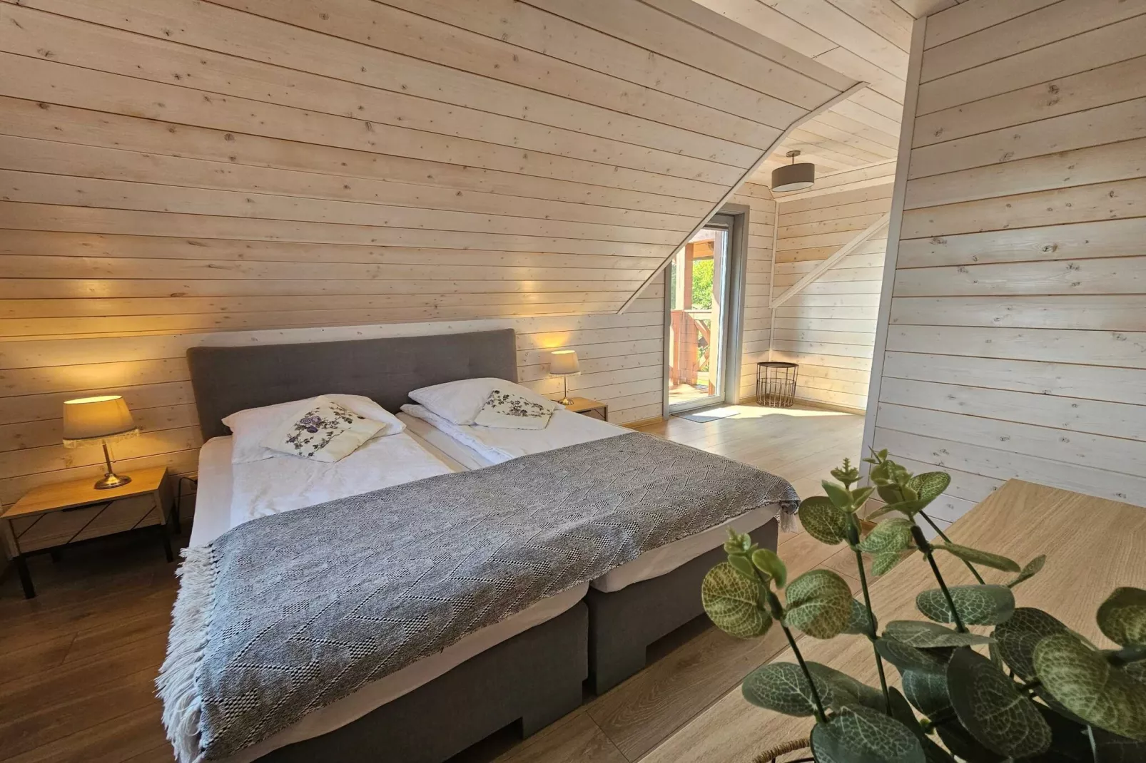 Dom wakacyjny bliźniak Wdzydze 2 - Slaapkamer