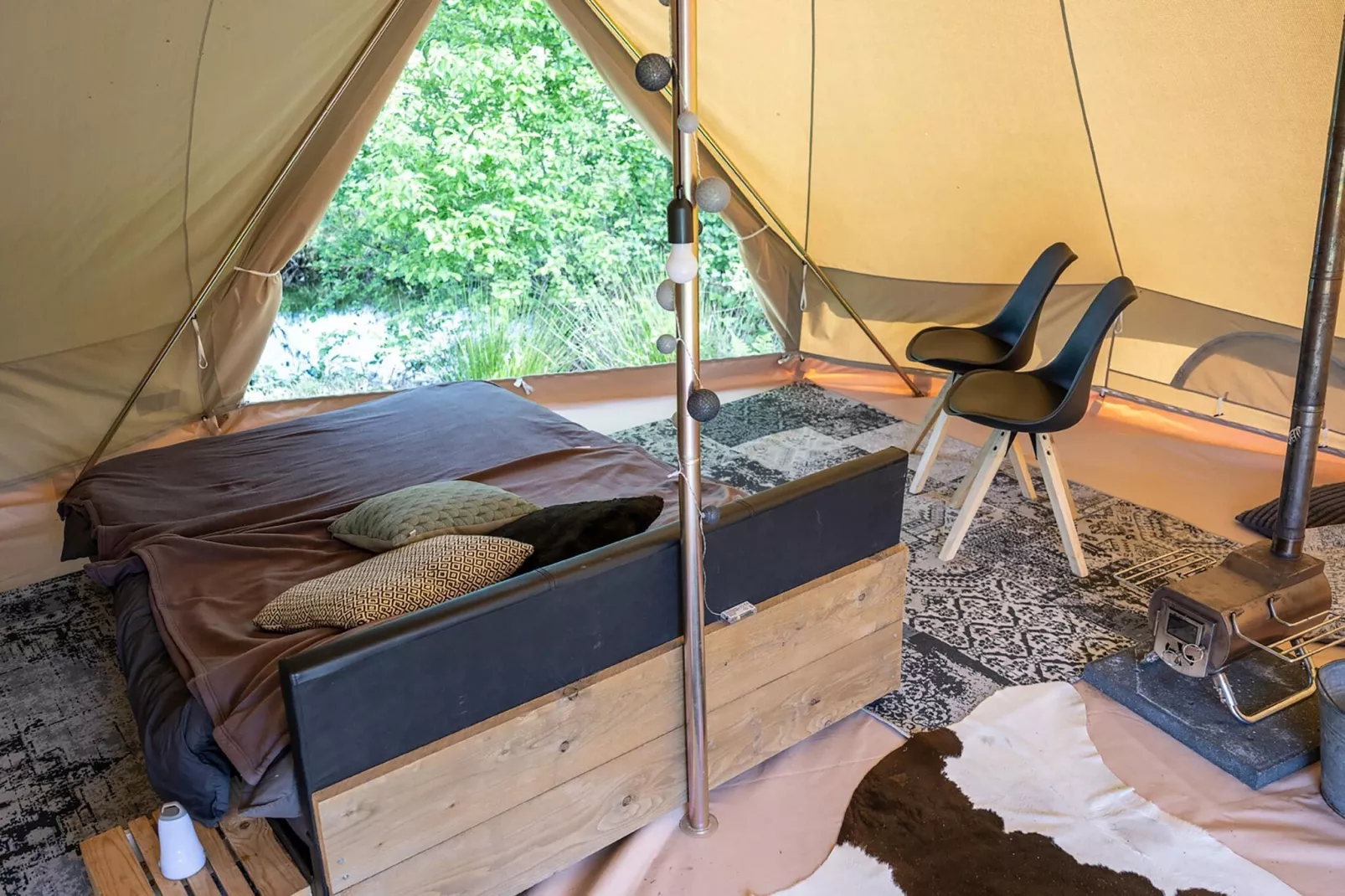 Glamour tent 'Kreas'"-Slaapkamer