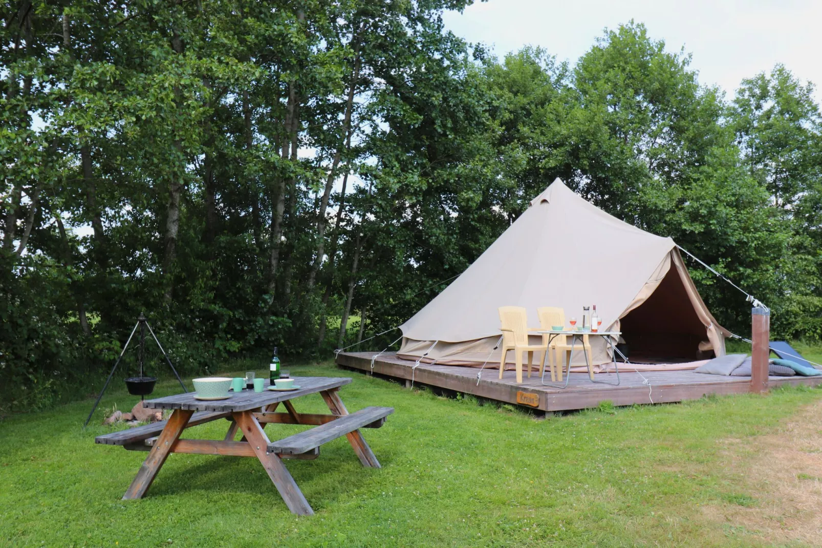 Glamour tent 'Kreas'"-Tuinen zomer