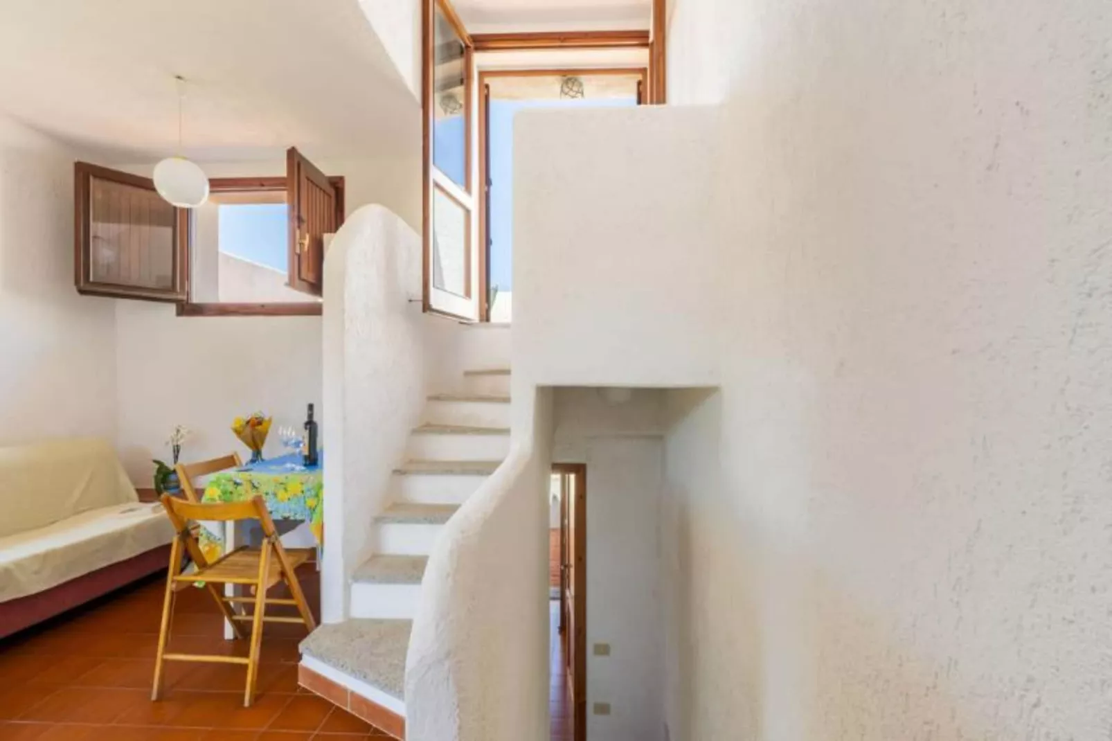 RESIDENCE BAIA SANTA REPARATA - APARTMENT 1 BEDROOM 2 PAX - BALCONY SEA VIEW B2VM - Woonkamer