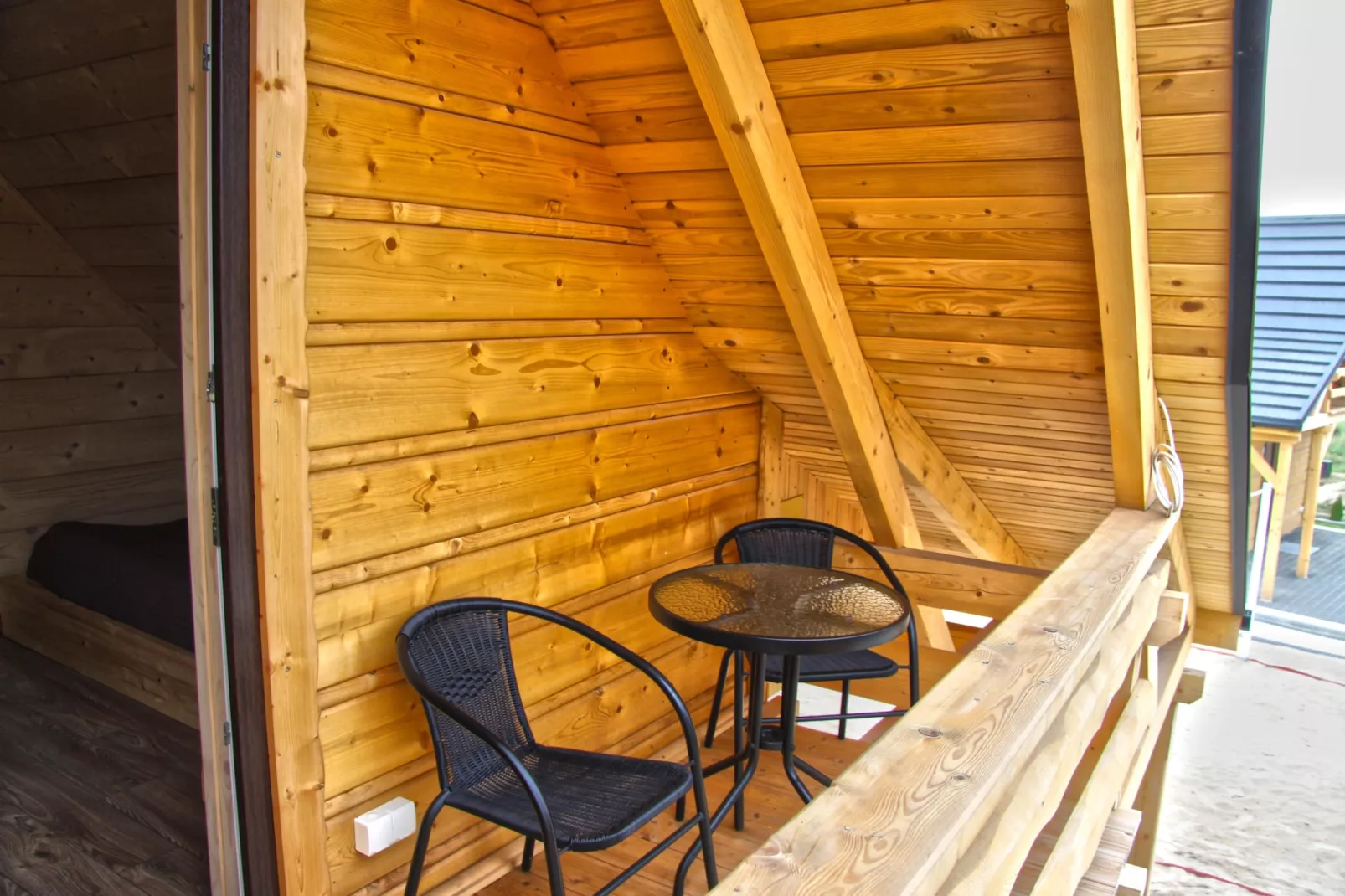 Domek JĘDREK dla max 6 osób Lubrza - Terrasbalkon