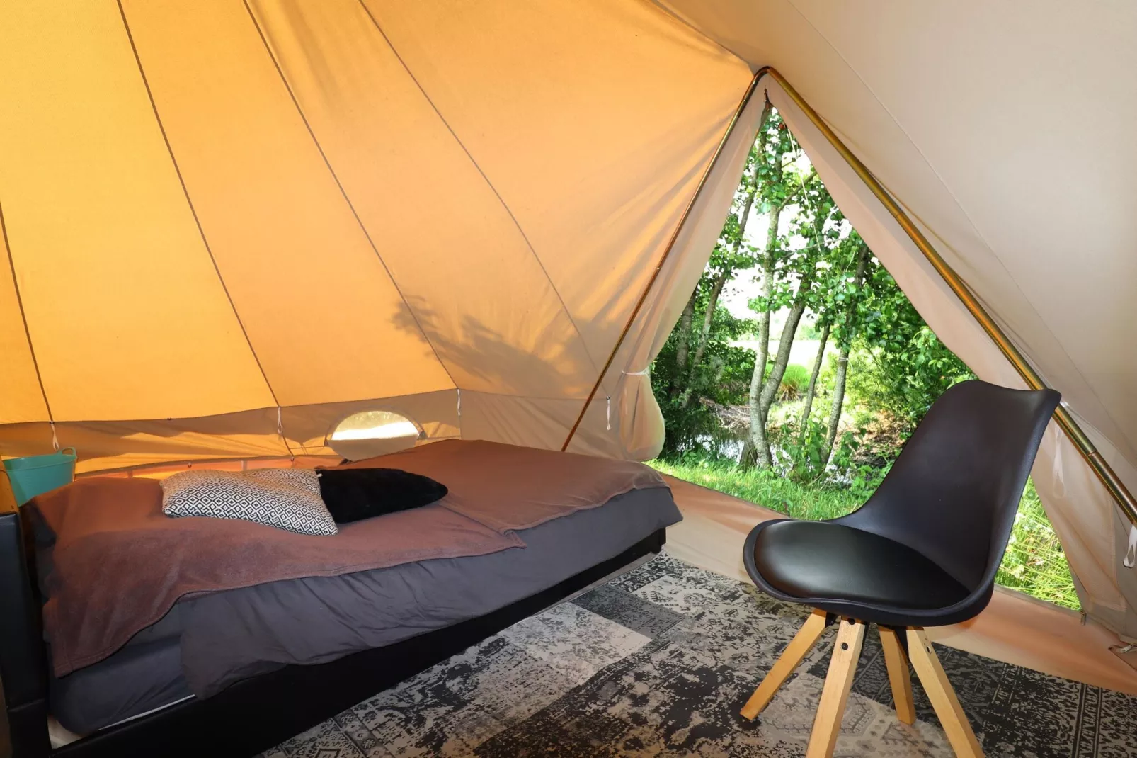 Glamour tent 'Kreas'"-Slaapkamer