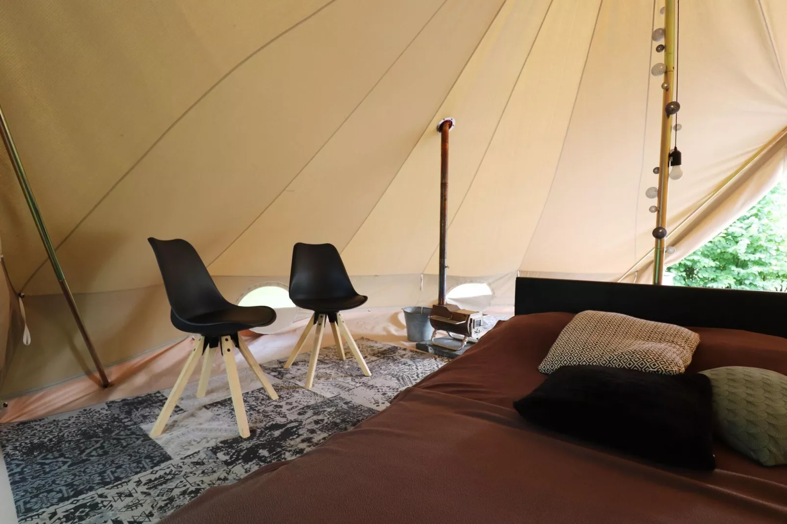 Glamour tent 'Kreas'"-Slaapkamer