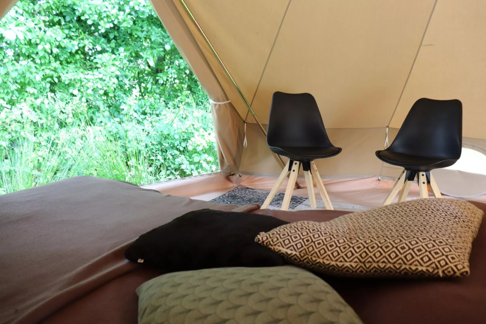 Glamour tent 'Kreas'"-Sfeer