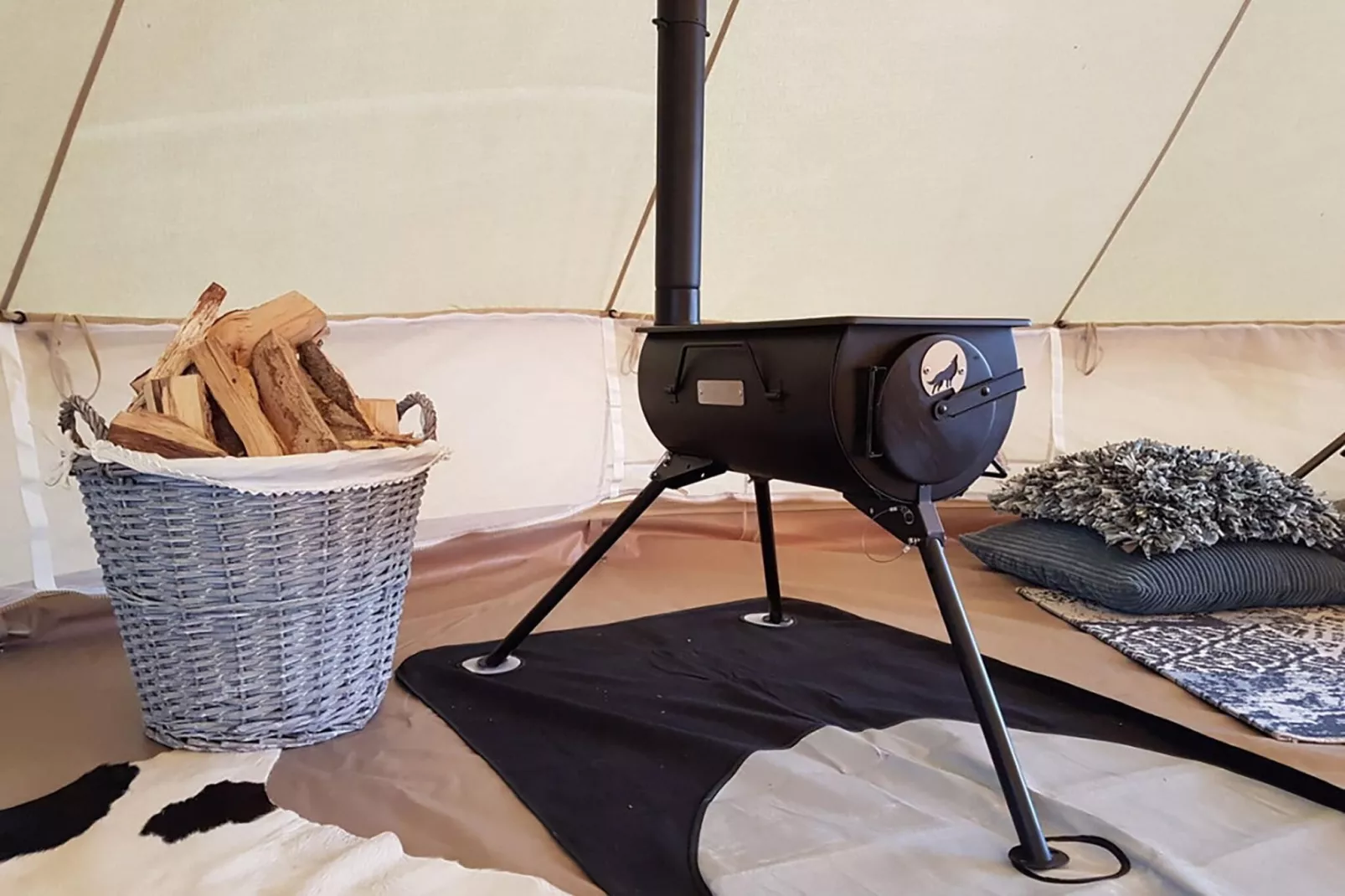Glamour tent 'Kreas'"-Sfeer