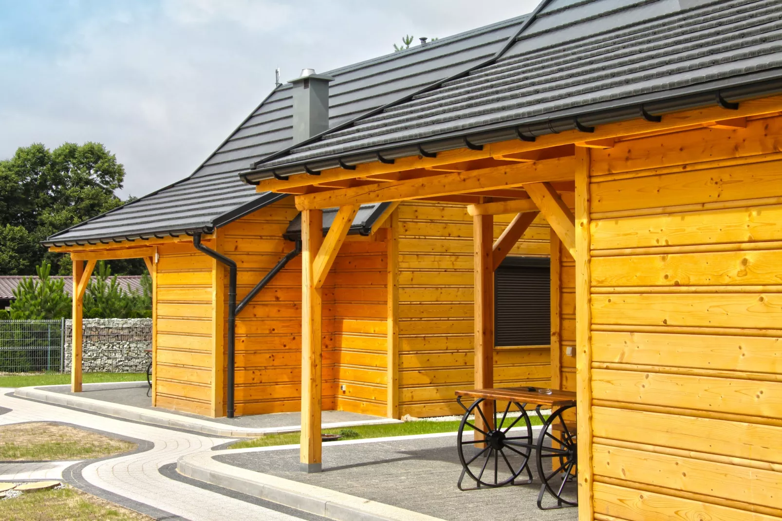 Domek JĘDREK dla max 4 osób Lubrza - Buitenlucht