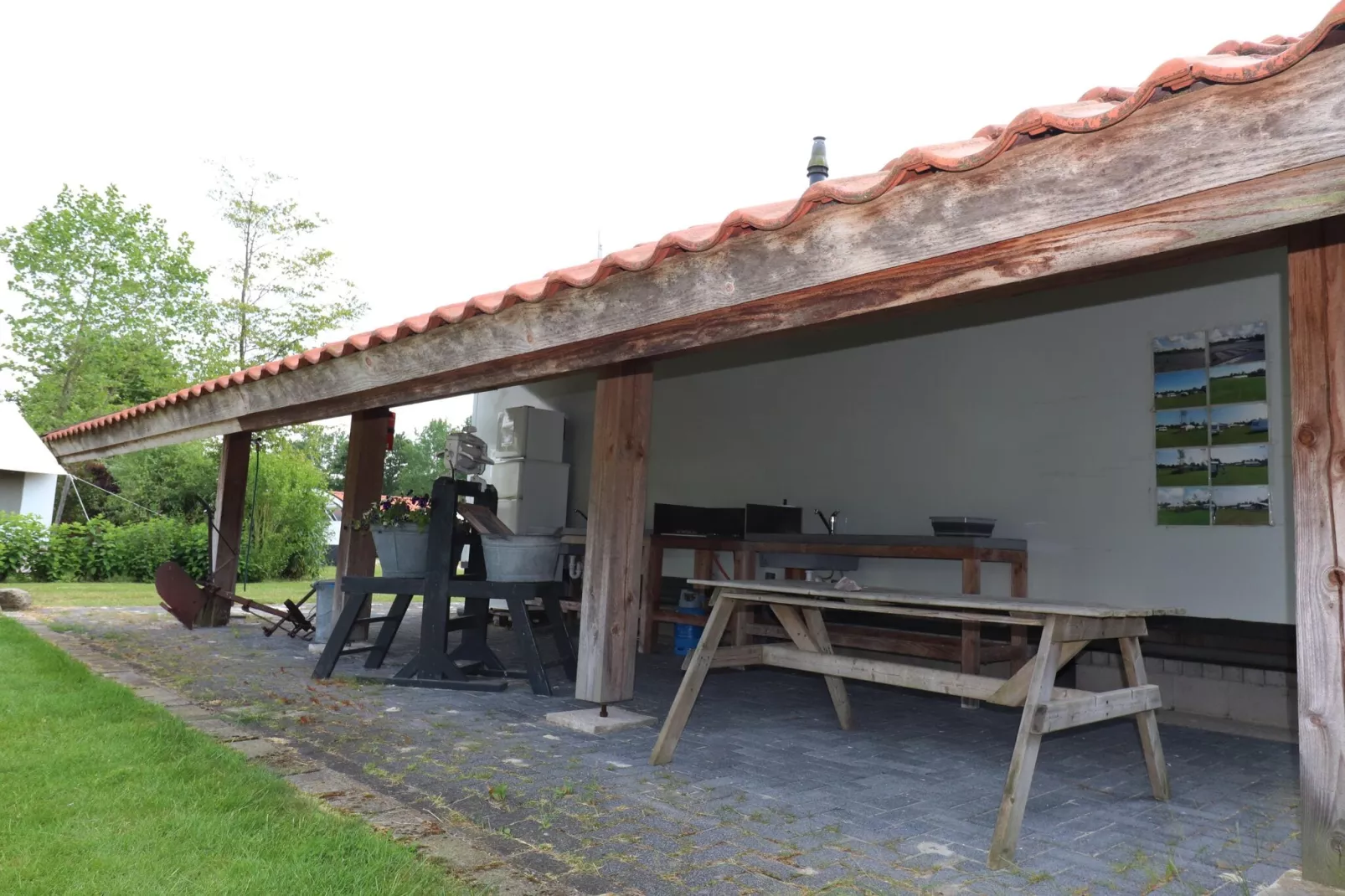 Glamour tent 'Kreas'"-Keuken