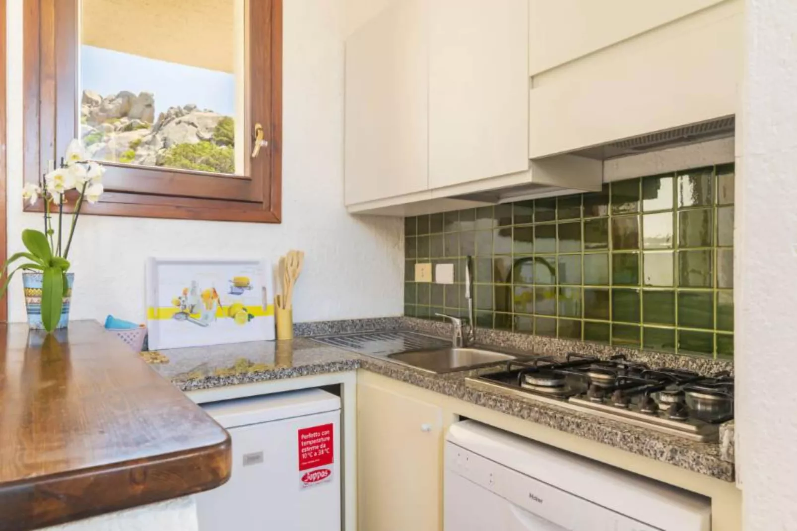 RESIDENCE BAIA SANTA REPARATA - APARTMENT 1 BEDROOM 2 PAX - BALCONY SEA VIEW B2VM - Keuken