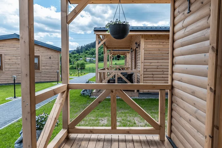 Osada Trzy Siostry domek nr 4 dla 5 osób Duszniki - Terrasbalkon