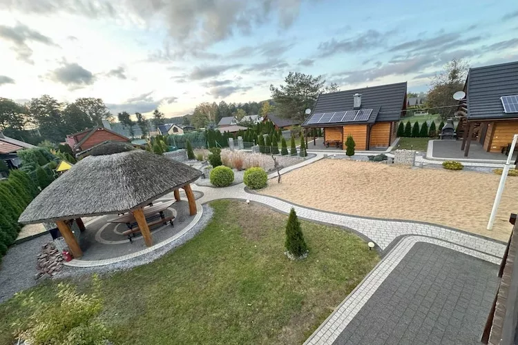 Domki wakacyjne w stylu góralskim z kominkiem Lubrza - Parkfaciliteiten