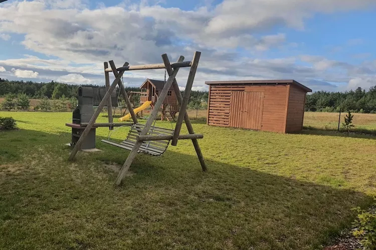 Dom wakacyjny bliźniak Wdzydze 2 - Tuinen zomer