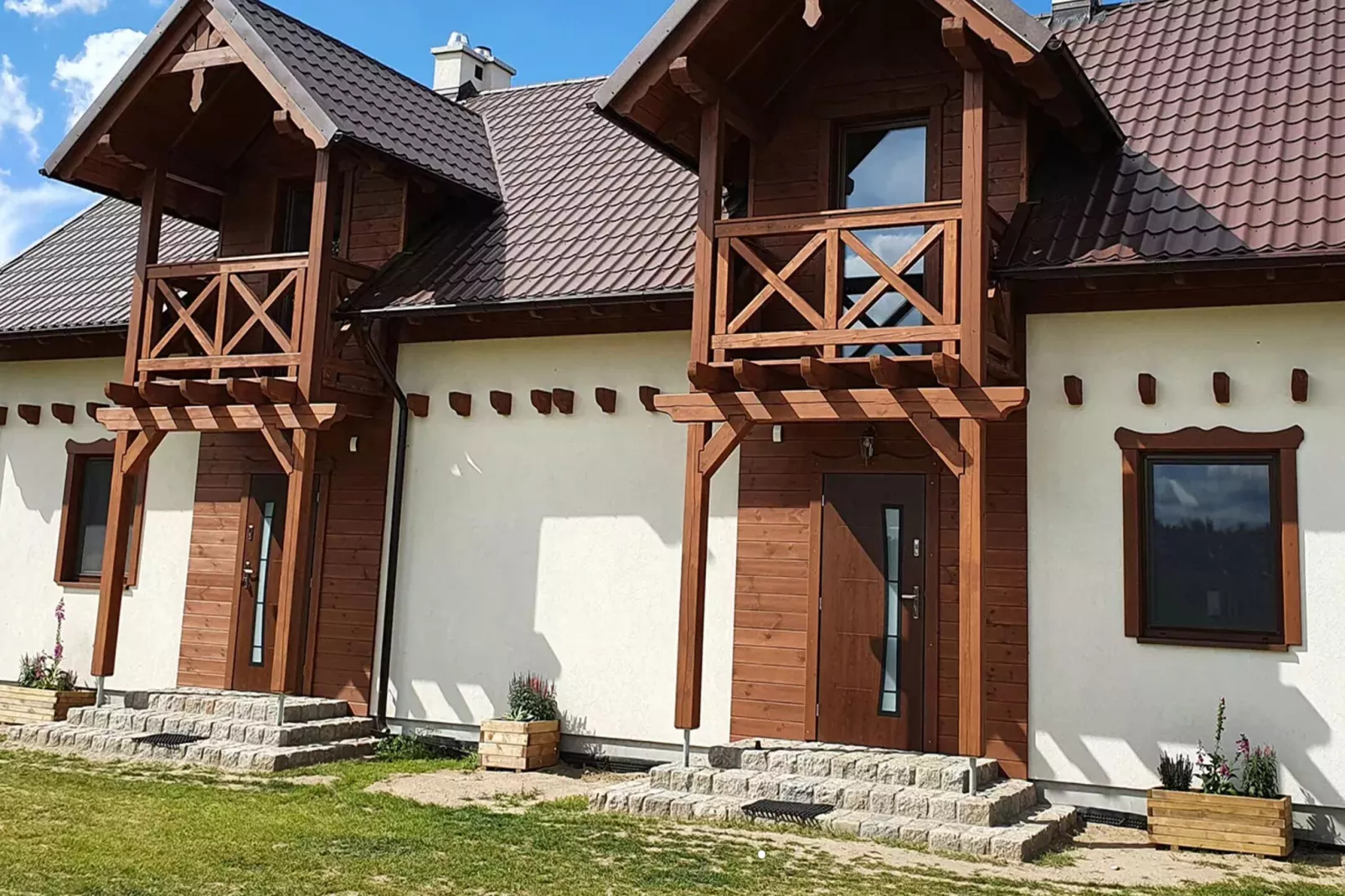 Dom wakacyjny bliźniak Wdzydze 2 - Buitenlucht
