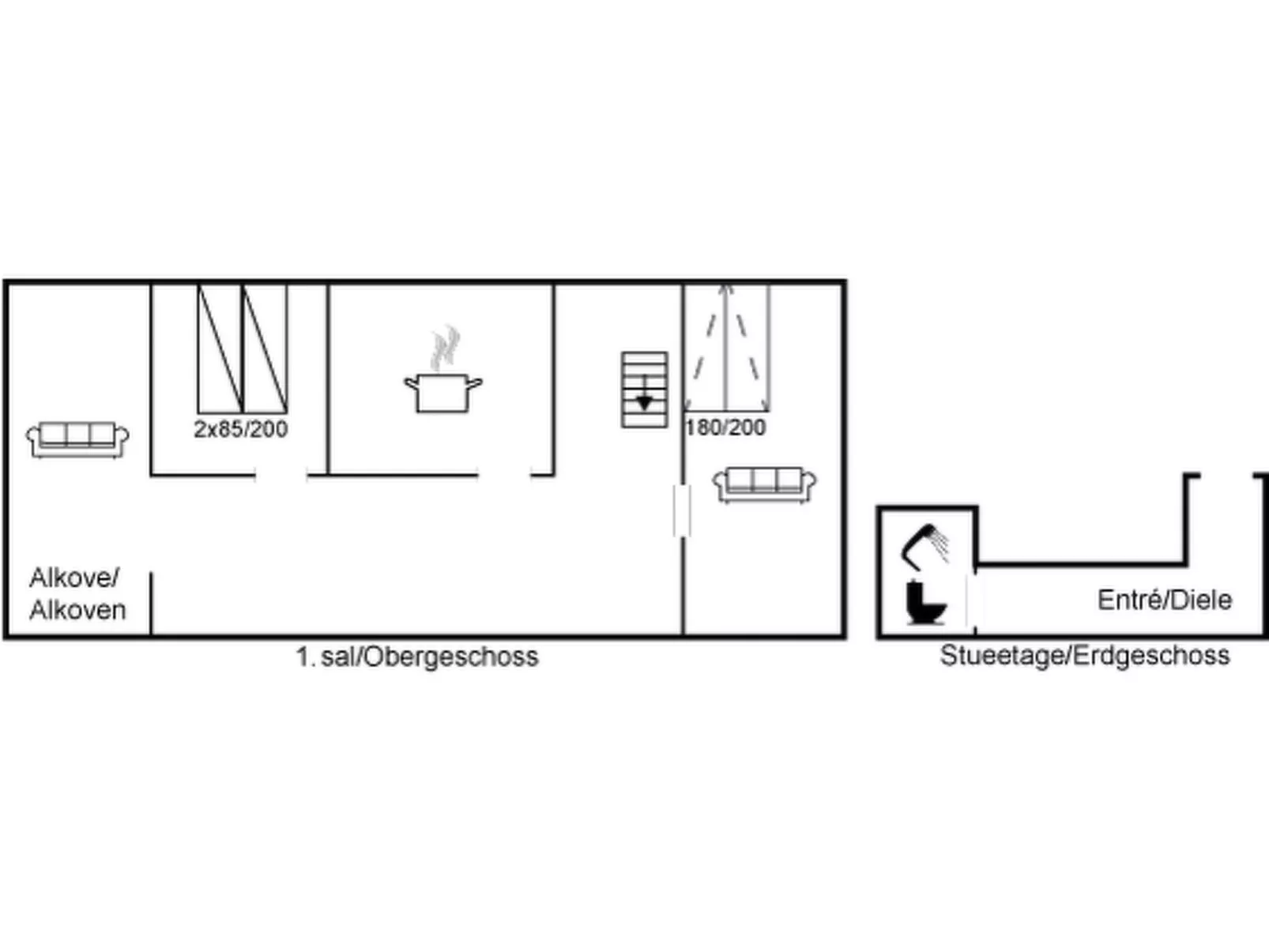 "Annvy" - 1km from the sea