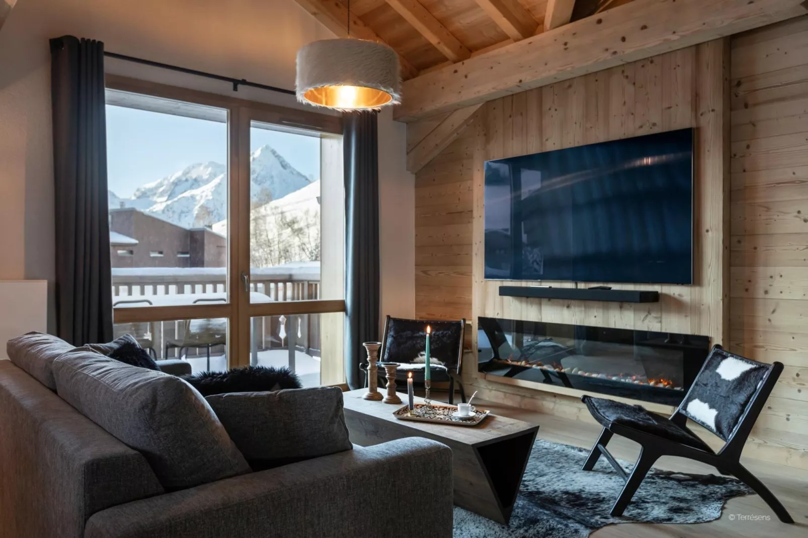 LES DEUX ALPES Neige et Soleil -A40S - Woonkamer