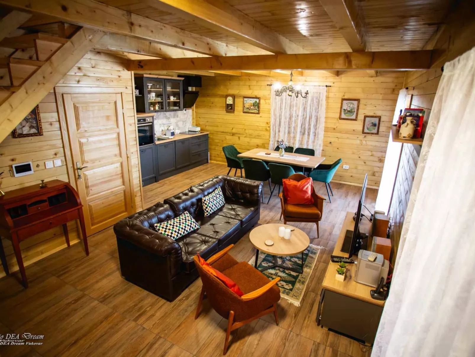 House Drvena kuća Vučedol - Binnen