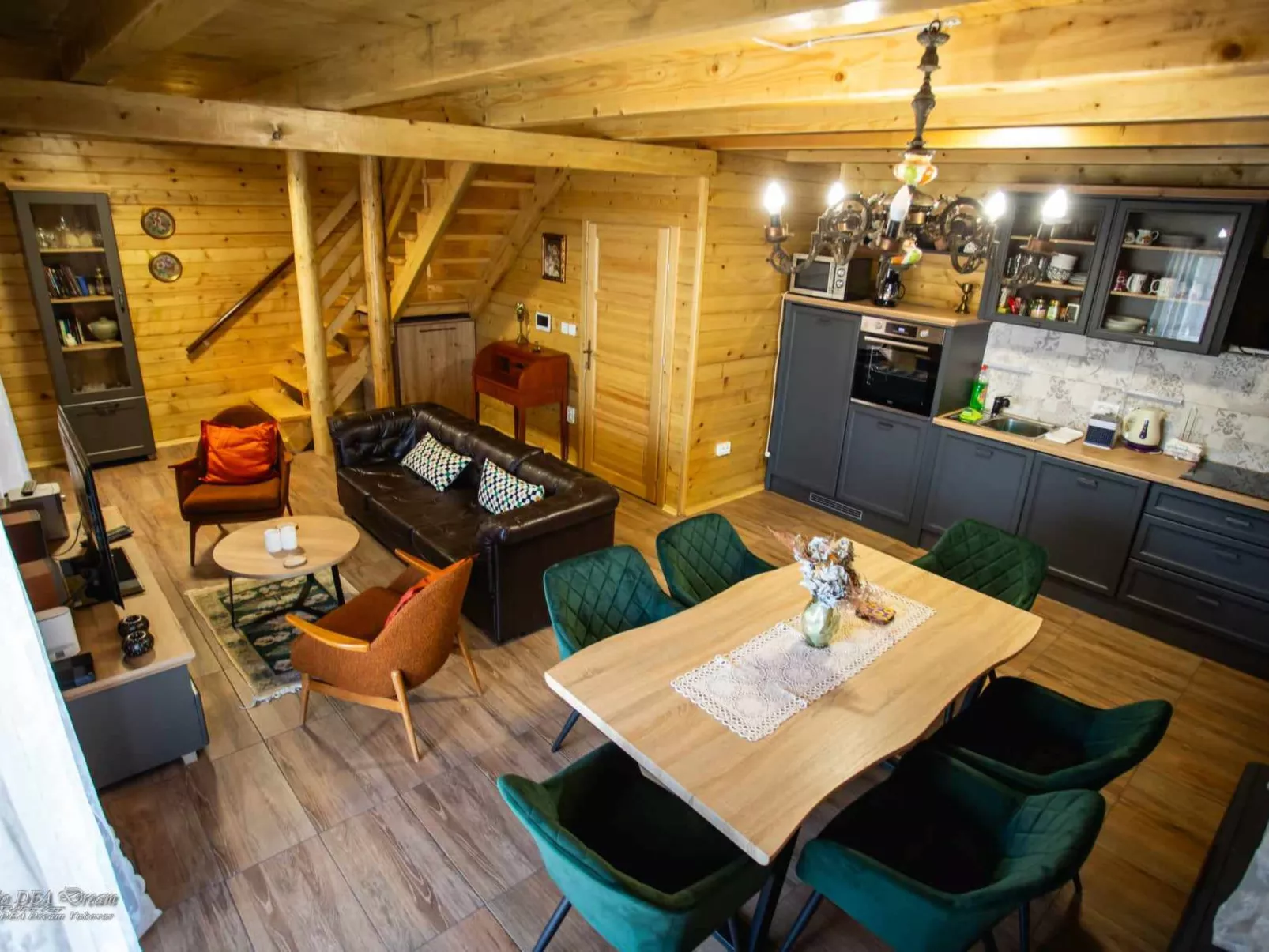 House Drvena kuća Vučedol - Binnen