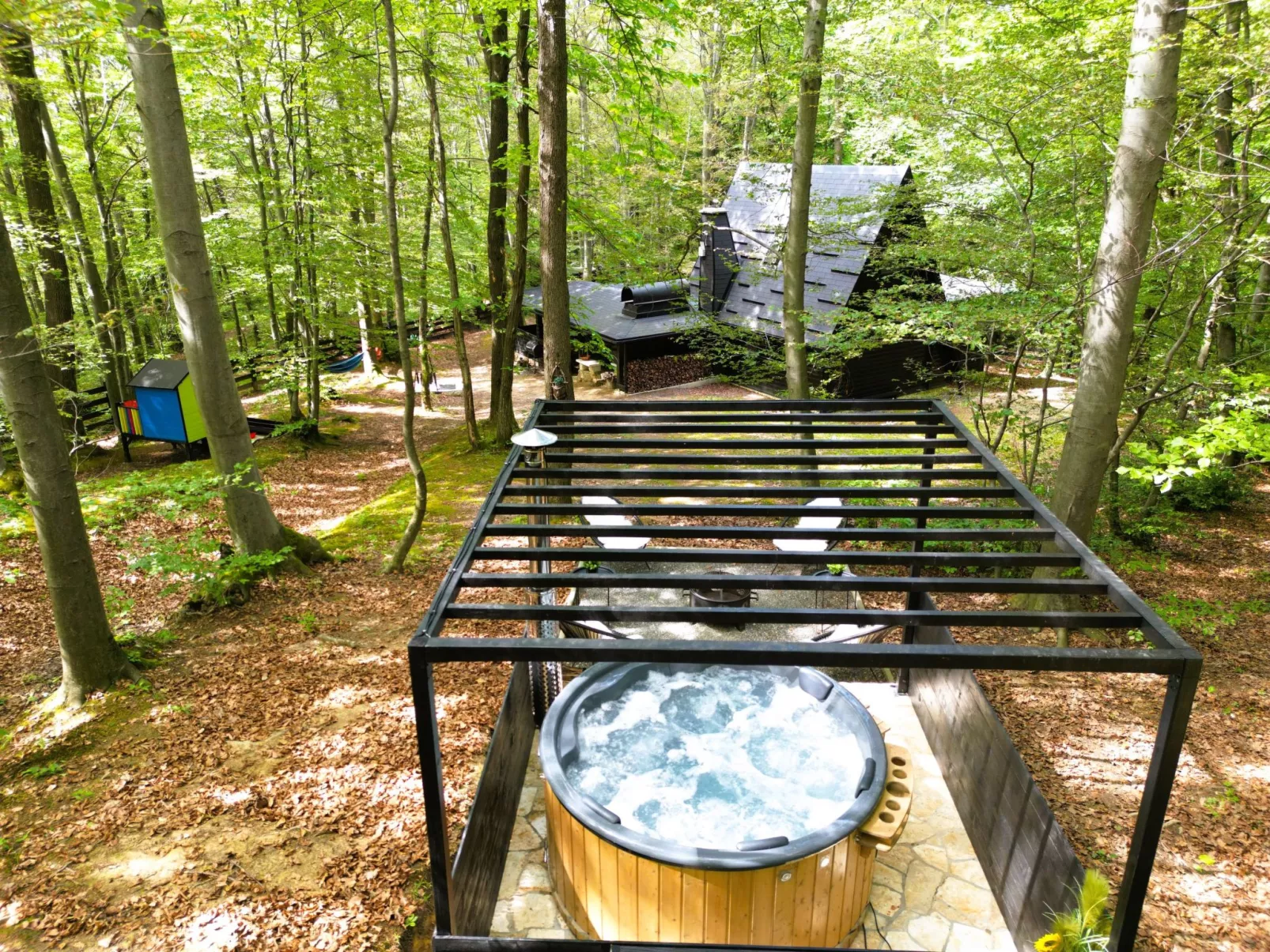 House Cabin Winterfell - Buiten