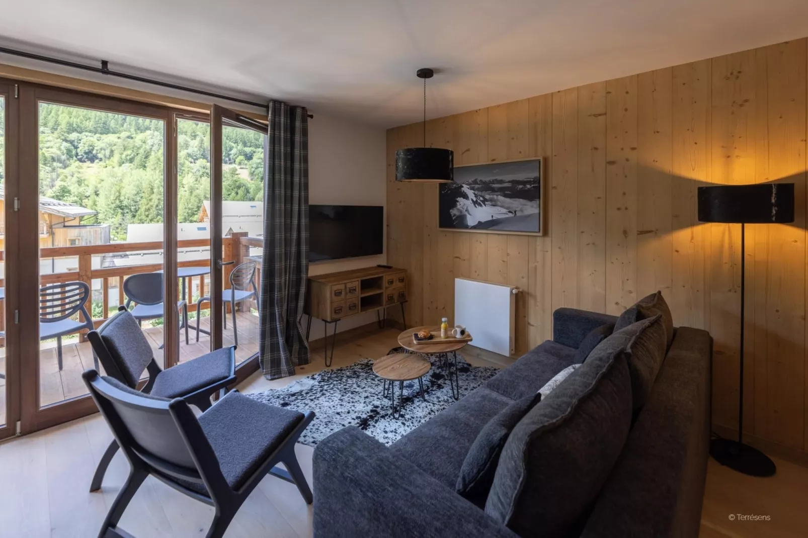 SERRE CHEVALIER Le Cristal Lodge-A40S - Woonkamer