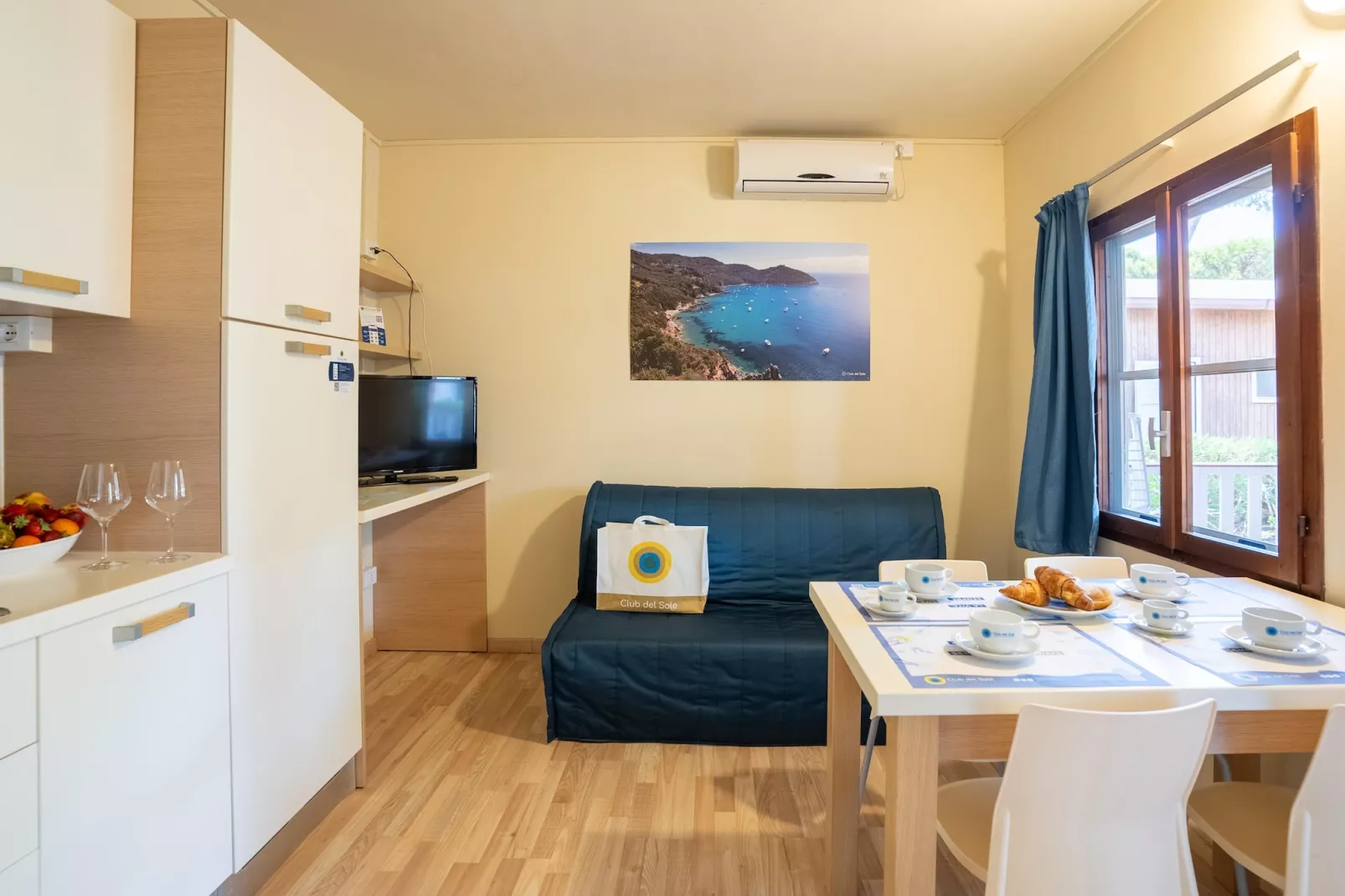 Club del Sole Orbetello Family Collection / CHALET COMFORT DOG max cap4 pax - Woonkamer