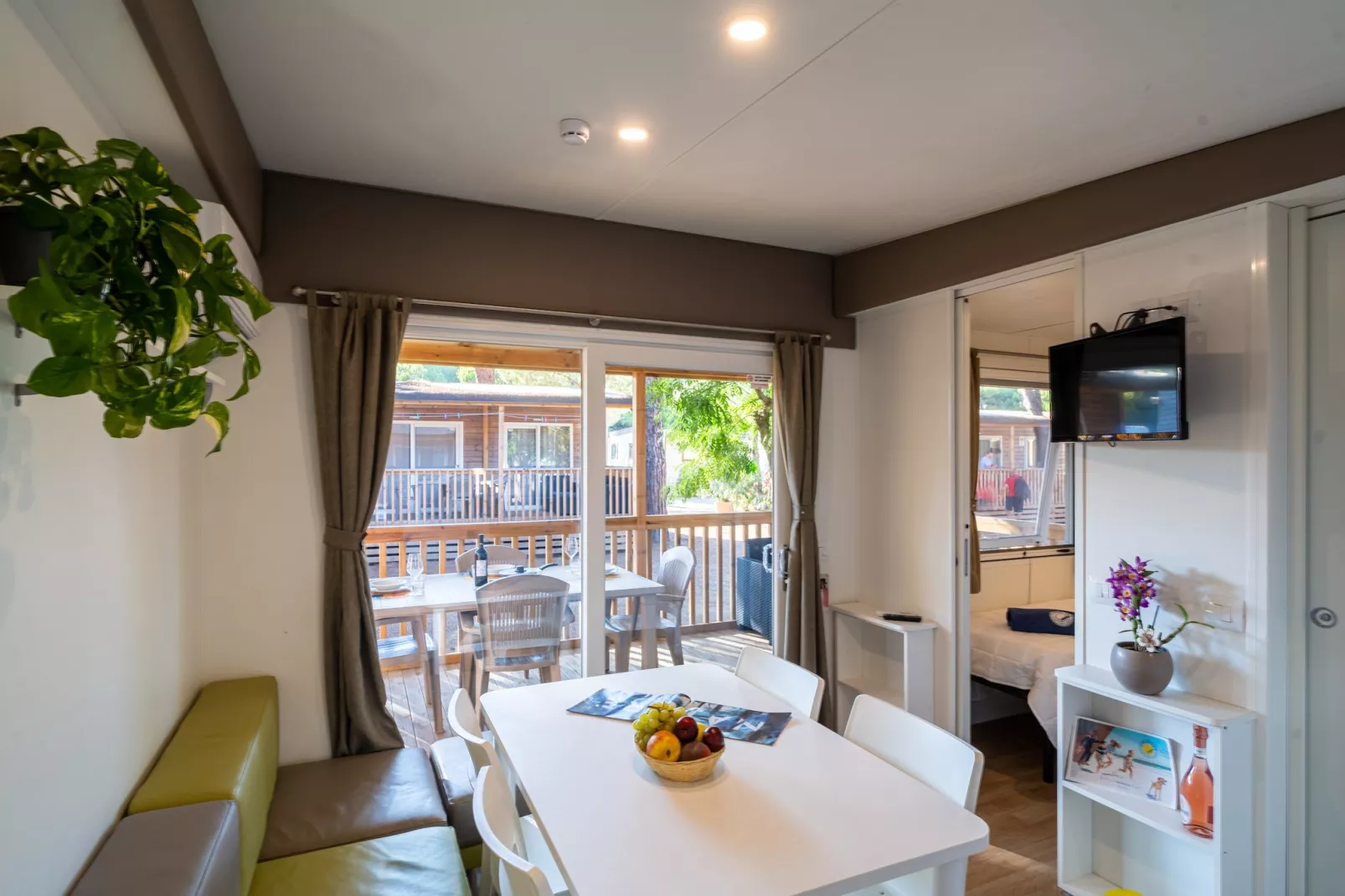 Club del Sole Orbetello Family Collection / LODGE DELUXE max cap 4 pax - Woonkamer