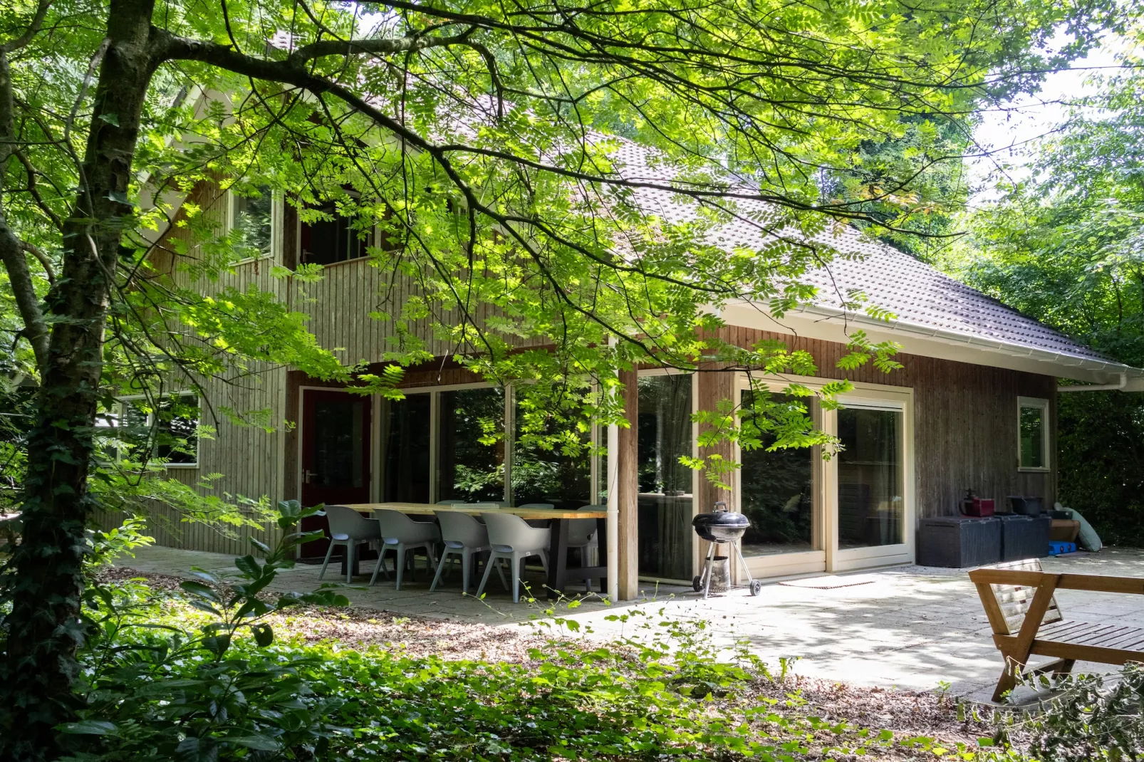 Huis in de Bossen - Buitenkant zomer