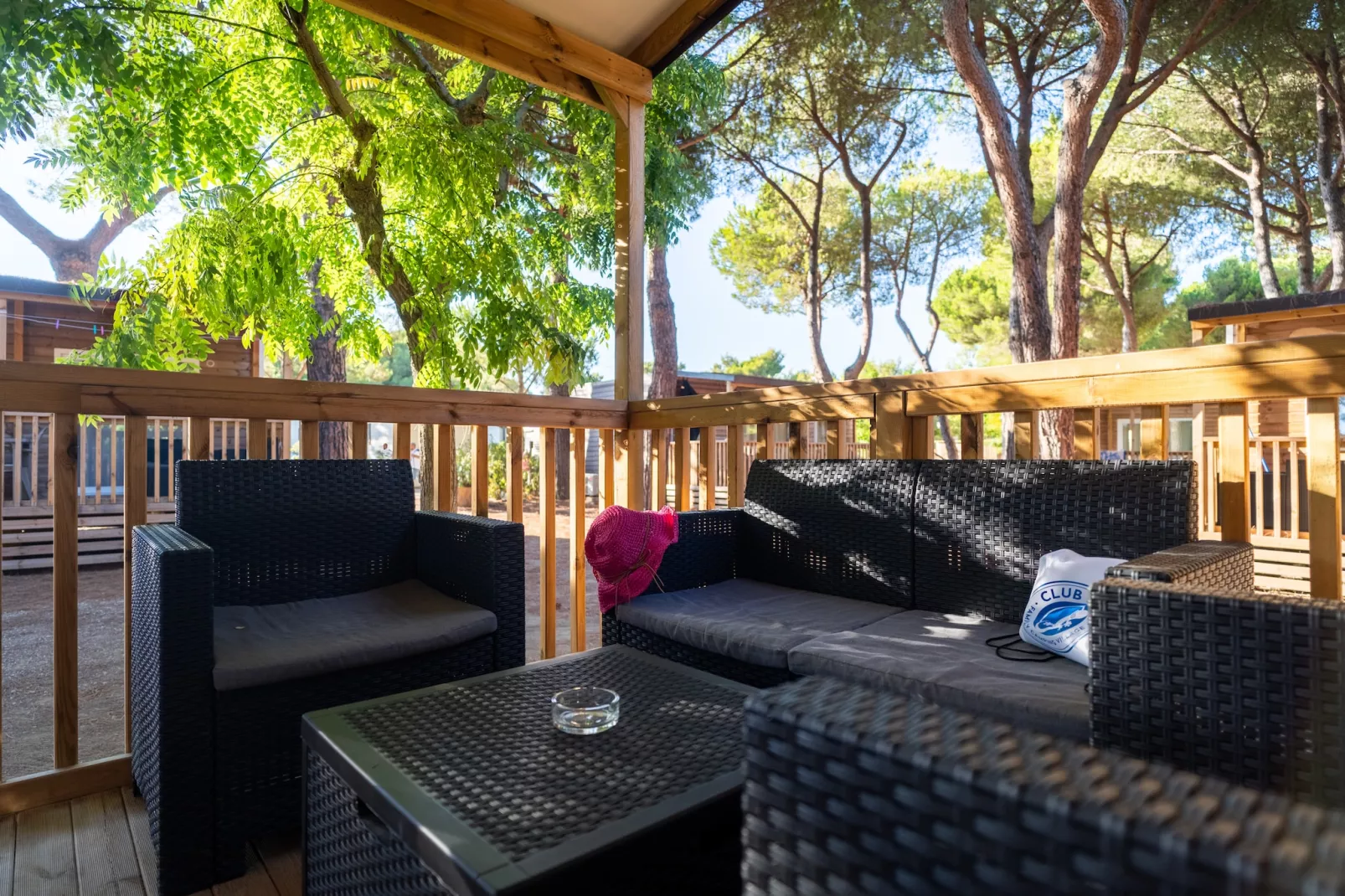 Club del Sole Orbetello Family Collection / LODGE DELUXE max cap 4 pax - Terrasbalkon