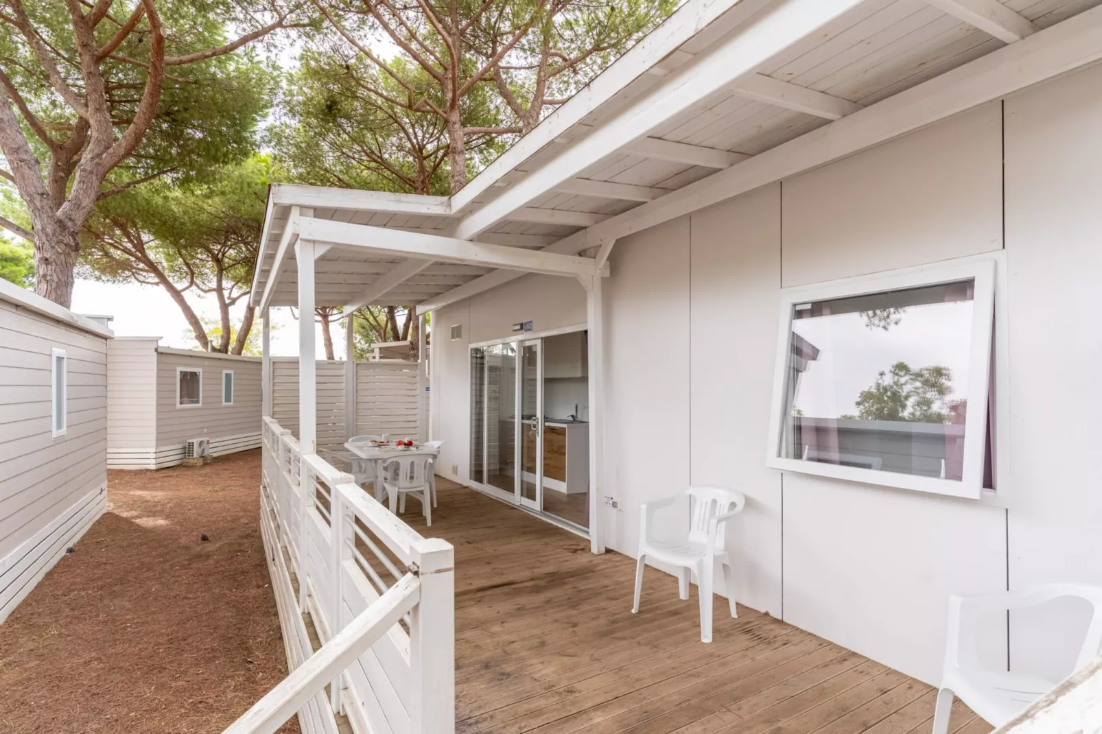 Club del Sole Orbetello Family Collection / LODGE SUPERIOR FAMILY max cap 6 pax - Terrasbalkon