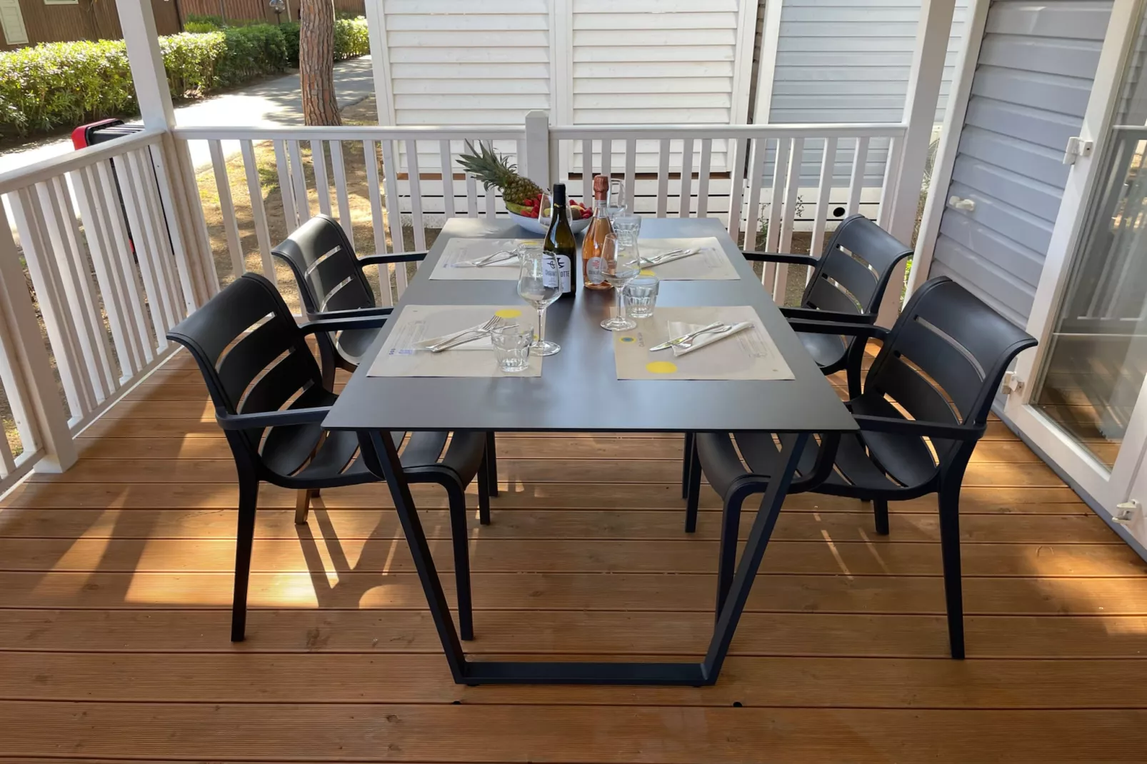 Club del Sole Orbetello Family Collection / LODGE COMFORT DOG max cap5 pax - Terrasbalkon