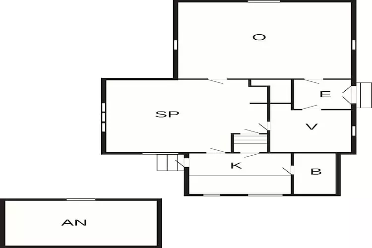 7 persoons vakantie huis in LÖTTORP - Plattegrond