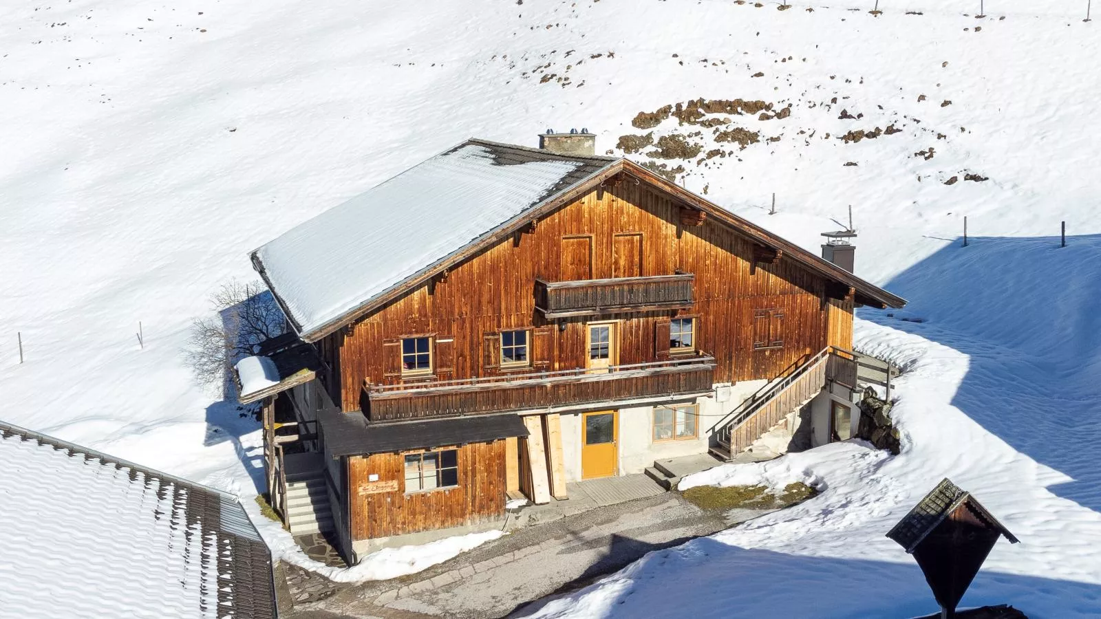 Schönangeralm Skihütte - Exterieur winter
