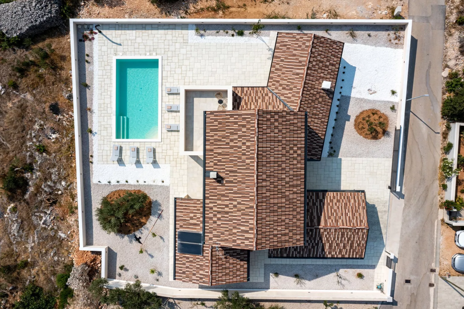 VILLA ROYAL STONE - Uitzicht zomer