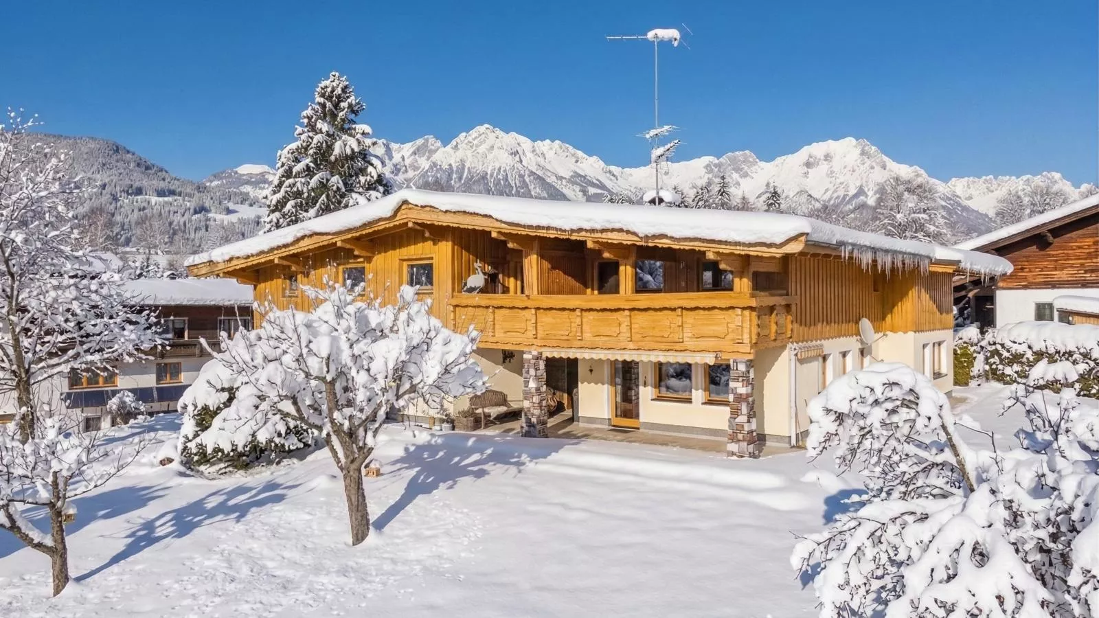 Das Bergnest Dorfglück - Exterieur winter