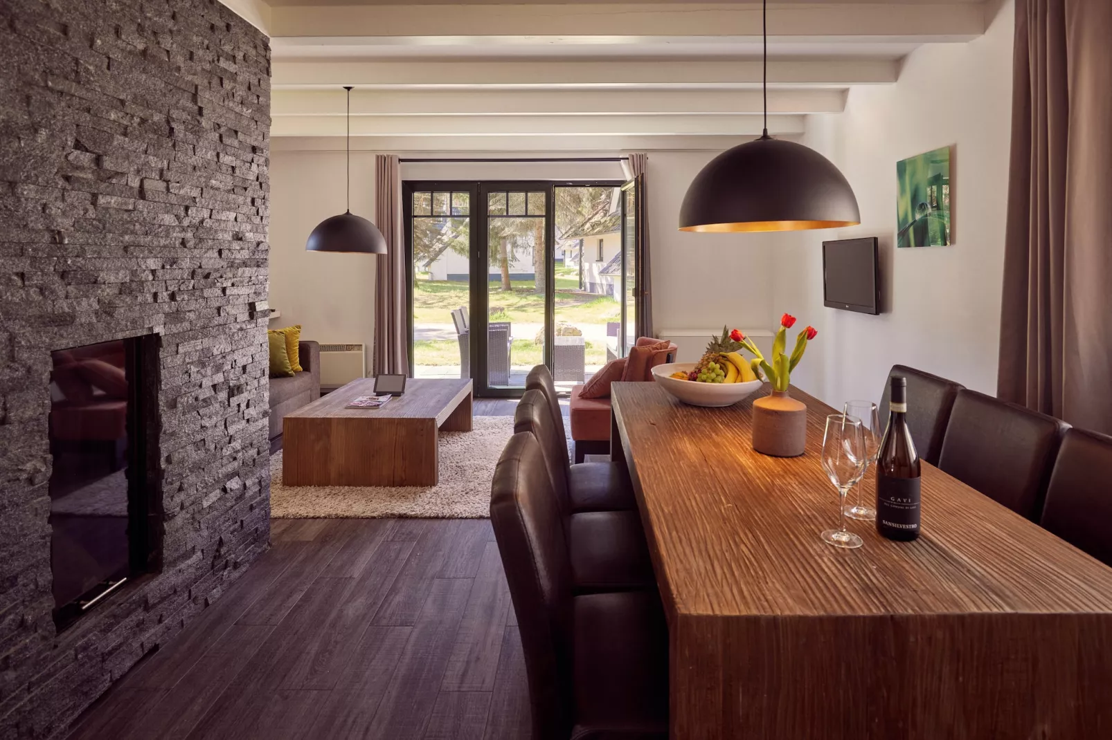 Ferienhaus Typ 3 95 qm - Woonkamer