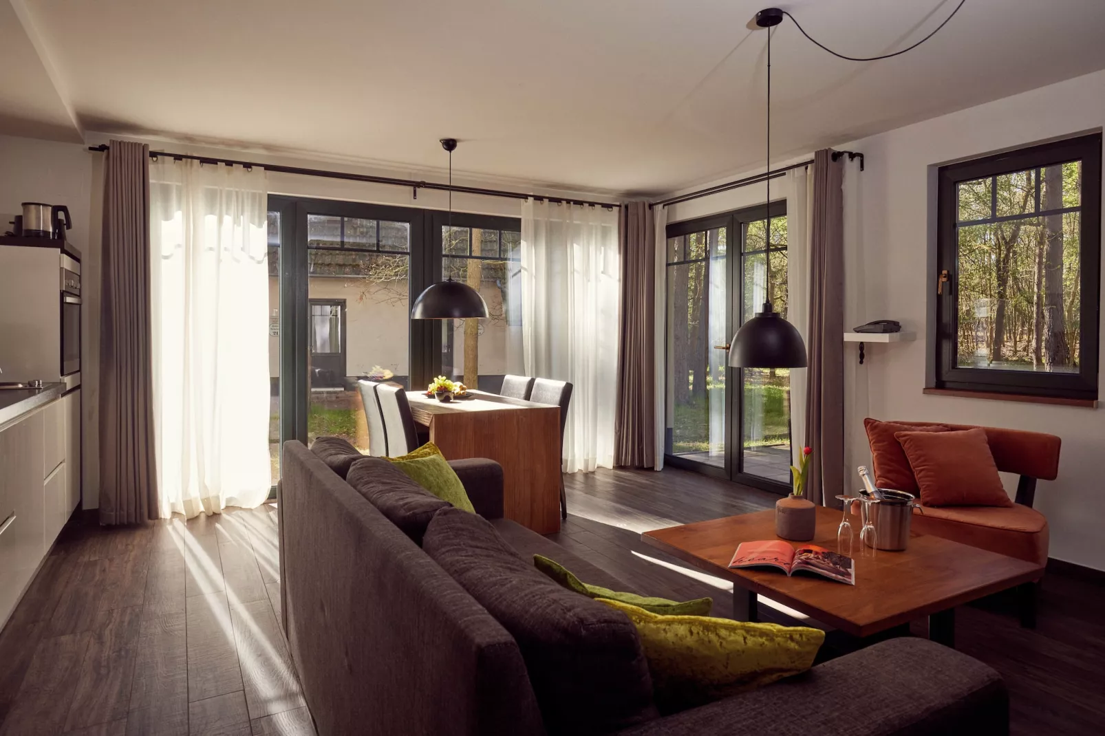 Doppelhaushälfte Typ 2 55 qm - Woonkamer