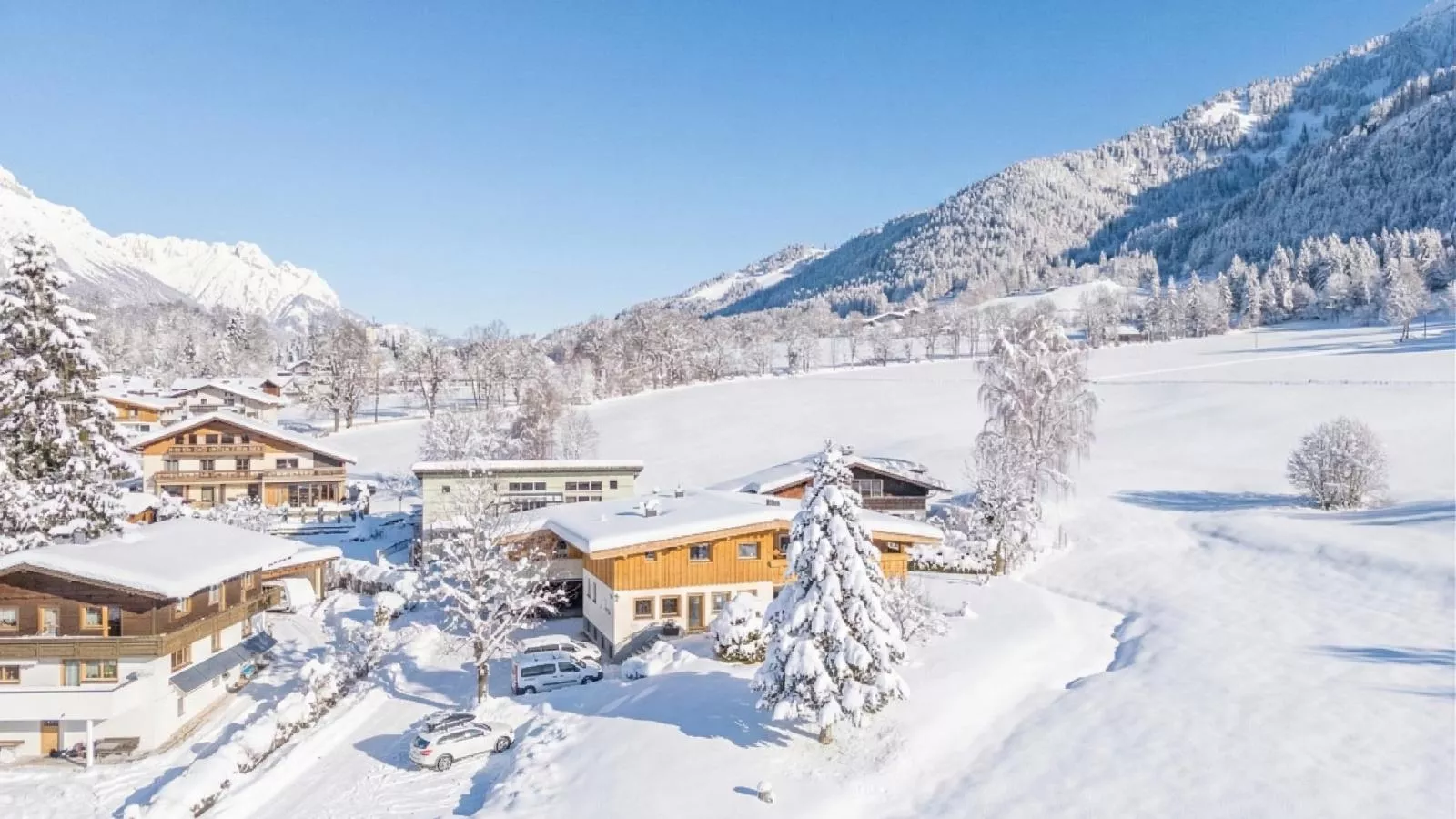 Das Bergnest Dorfglück - Exterieur winter