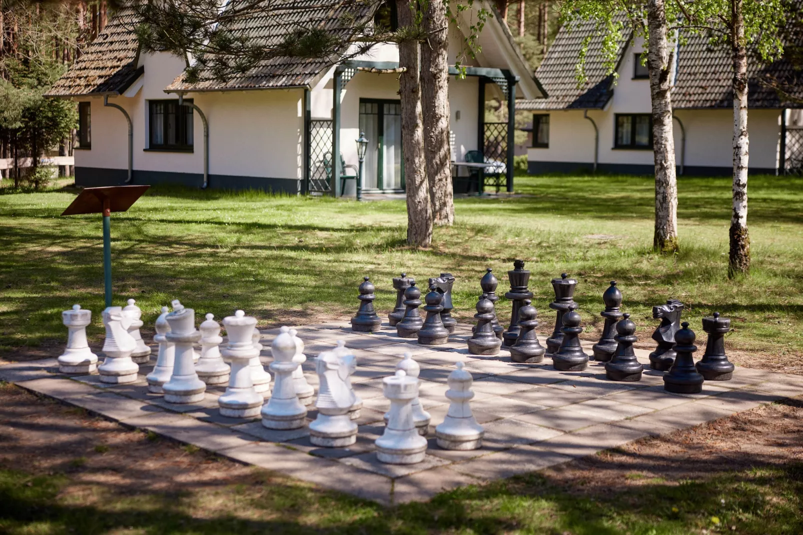 Doppelhaushälfte Typ 2 55 qm - Uitzicht zomer