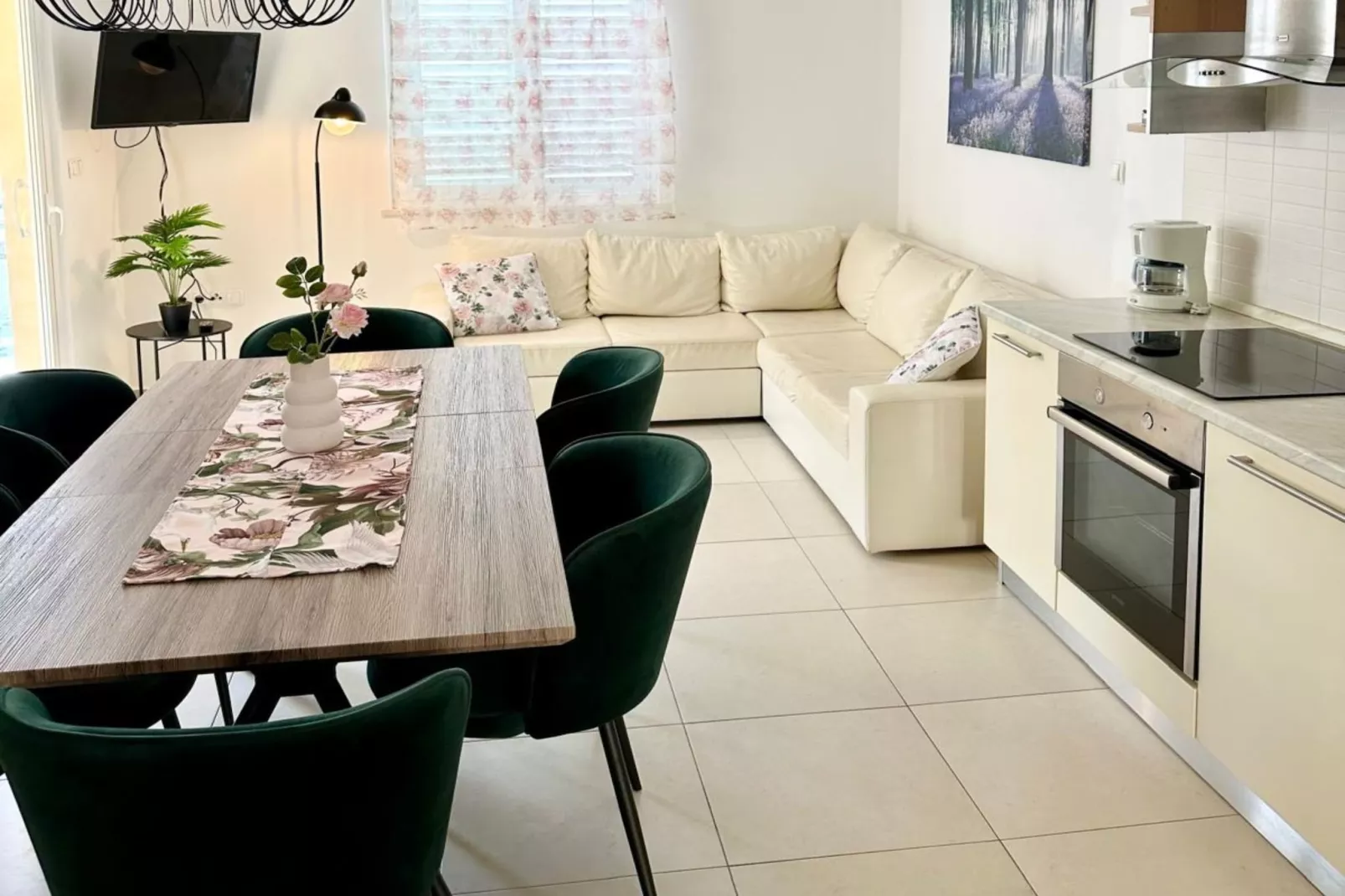 Apartments Korčula - Standard Two Bedroom Apartment with Terrace and Sea View (Seashell) - Eetkamer