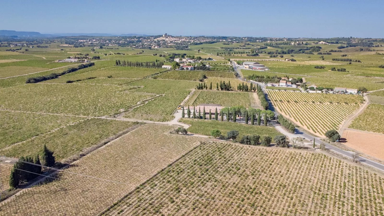 La petite Sorgues-Gebieden zomer 1km