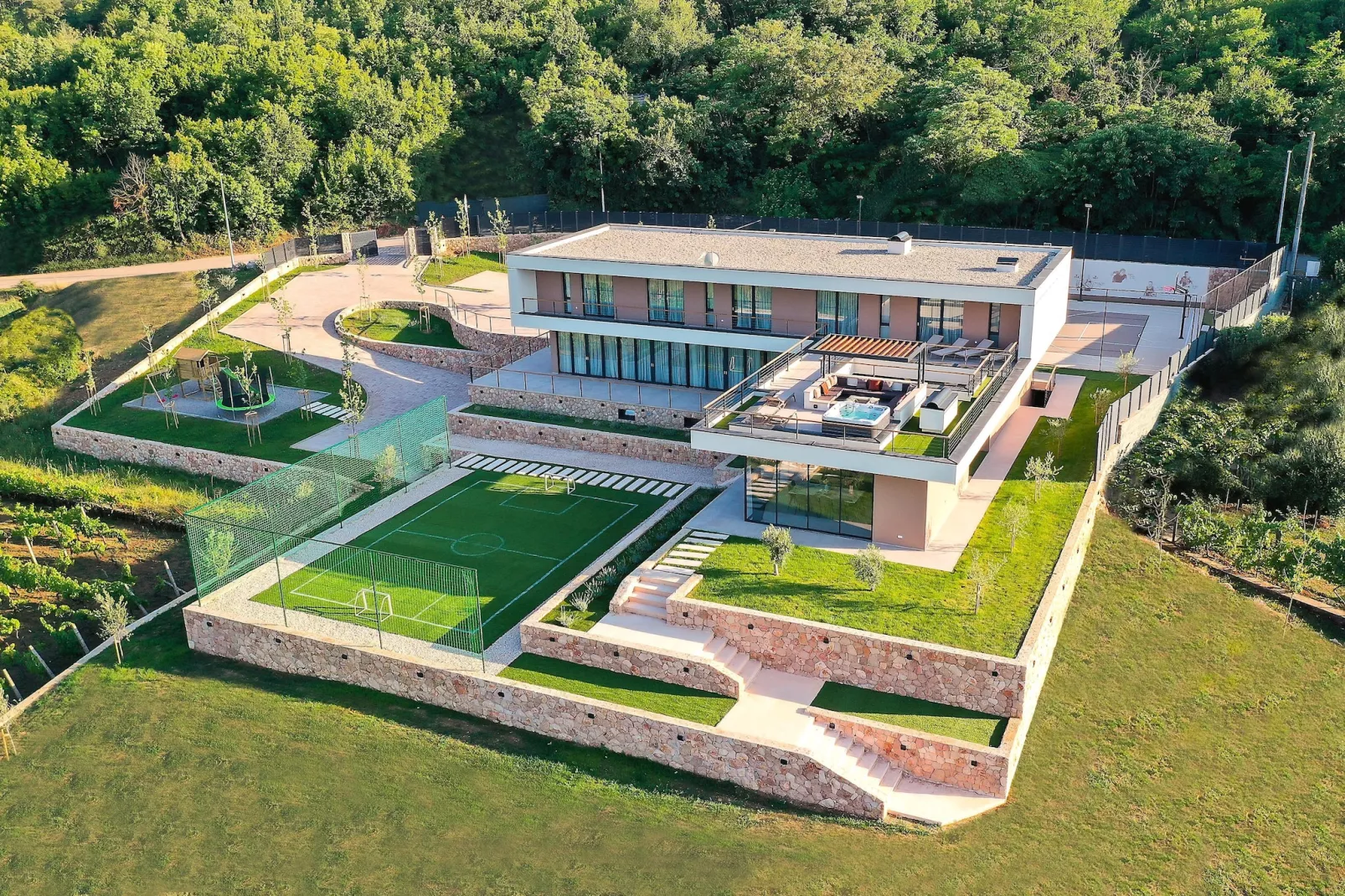 Villa Excelsior - Buitenkant zomer