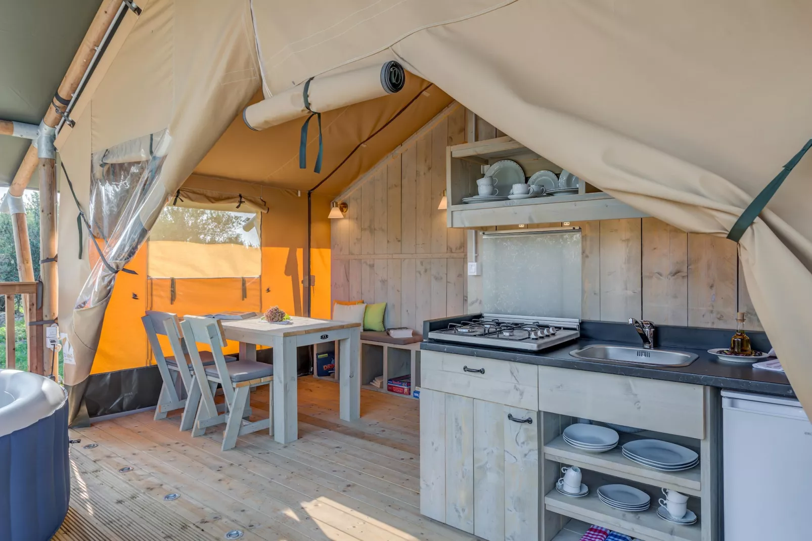 Adriatic Heritage Glamping No 1 - Keuken