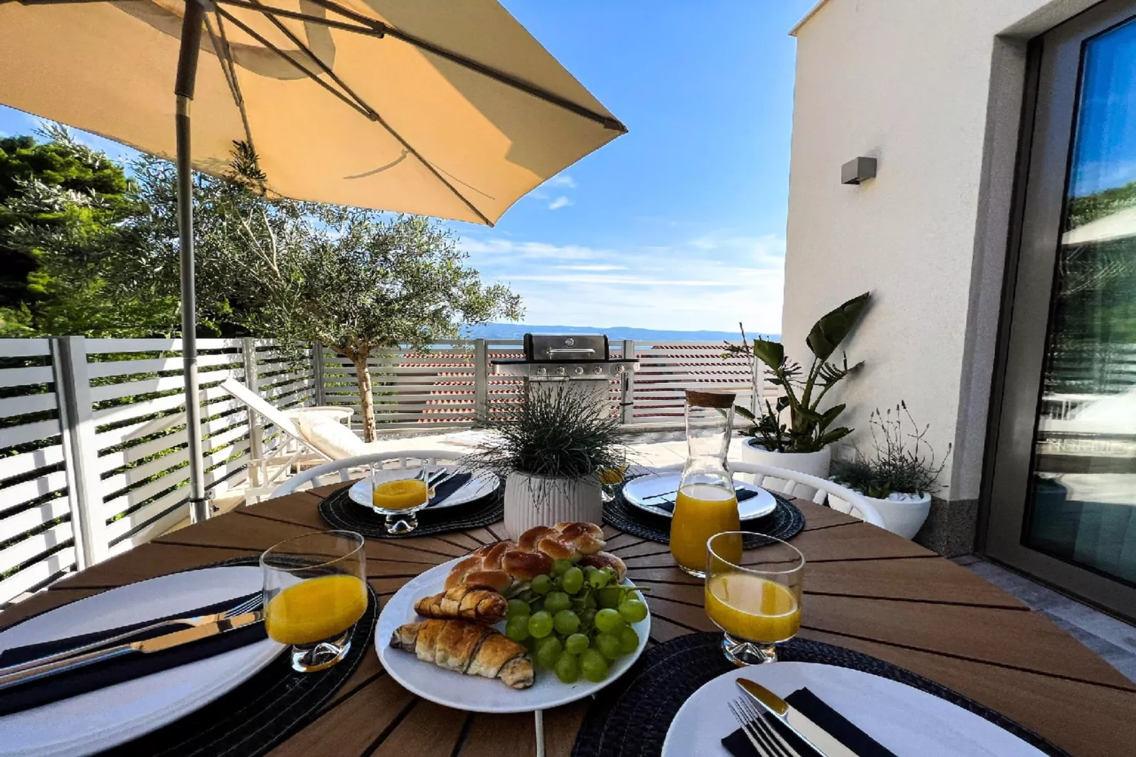 Villa Oneum – APT Mare - Terrasbalkon